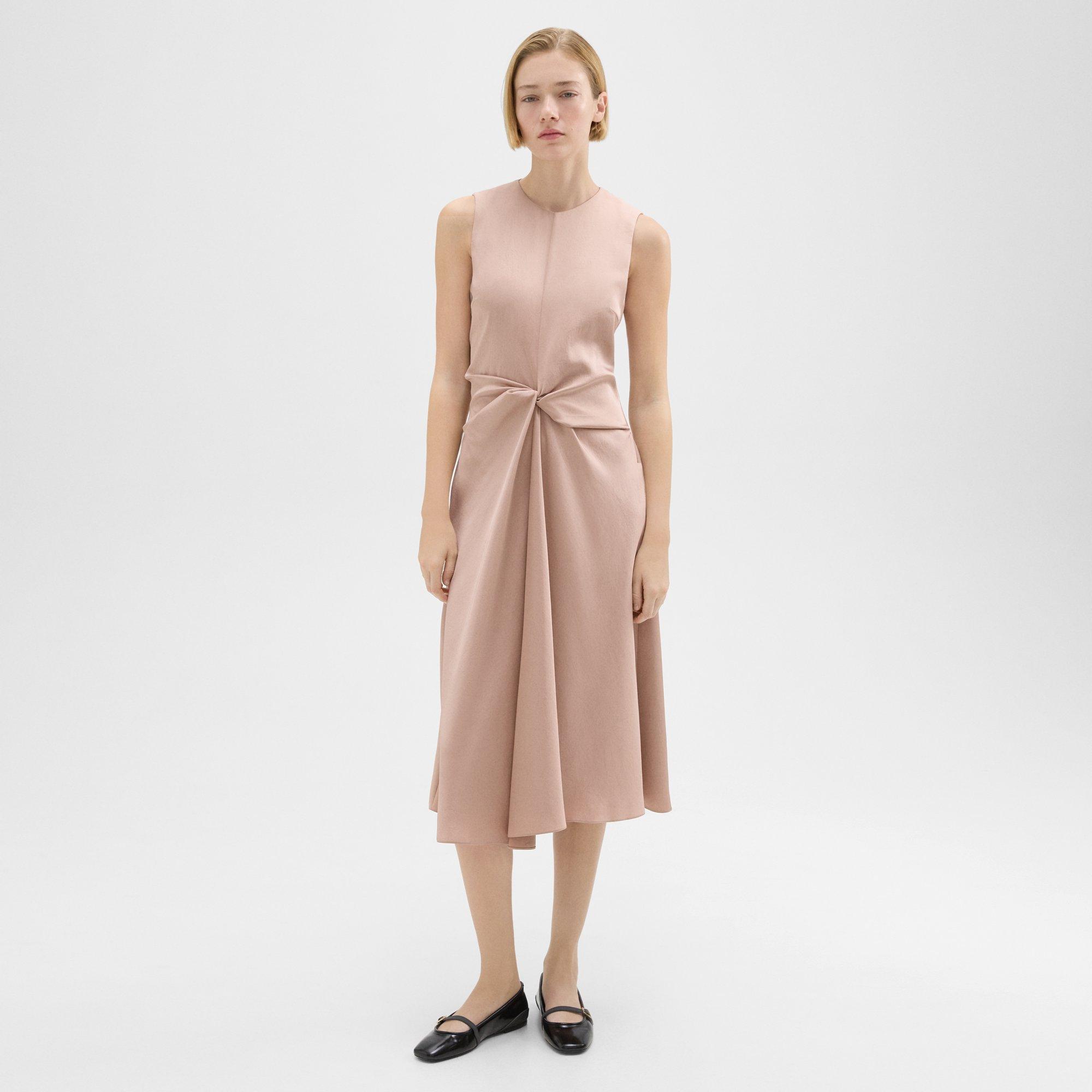 띠어리 Theory Twisted Midi Dress,SAKURA