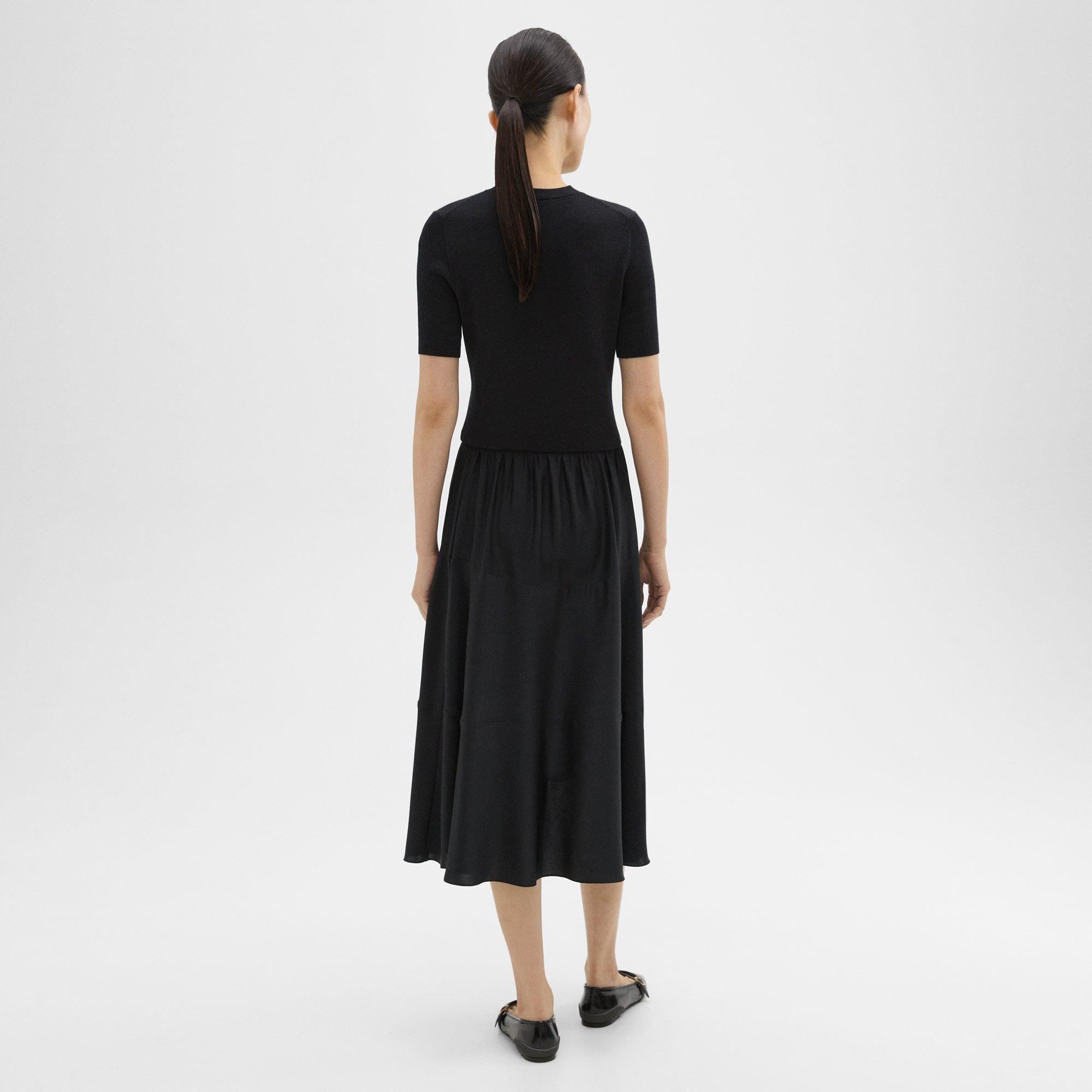 Wool-Viscose Combo Dress