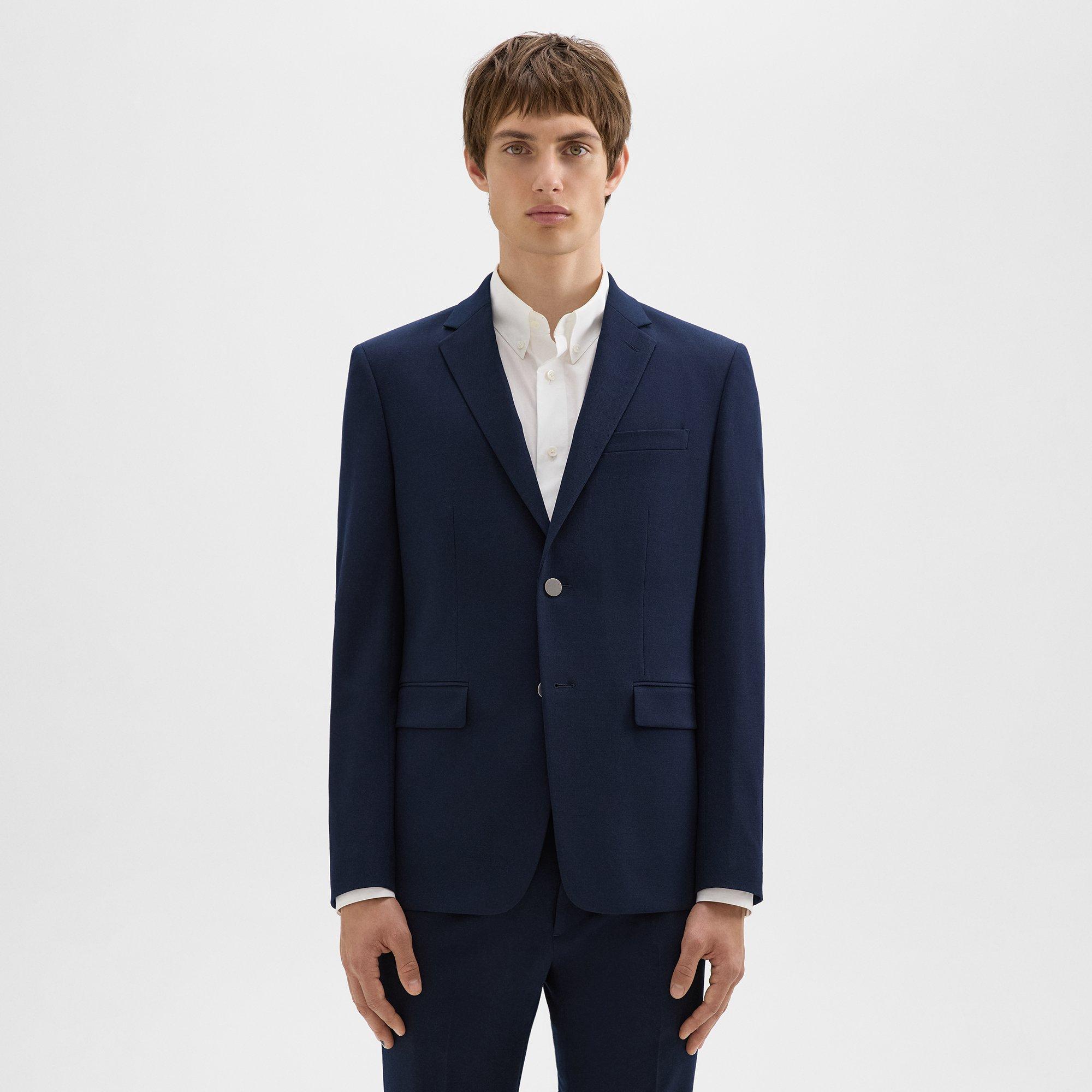 Textured Gabardine Morton Blazer | Theory