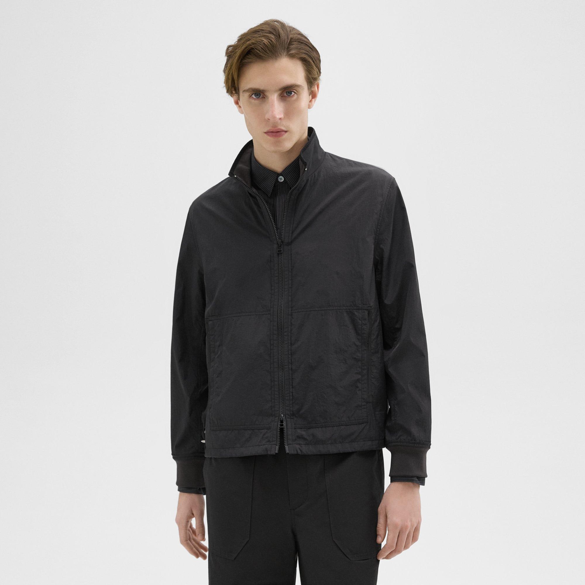 띠어리 Theory Blouson Zip-Up Jacket,BLACK