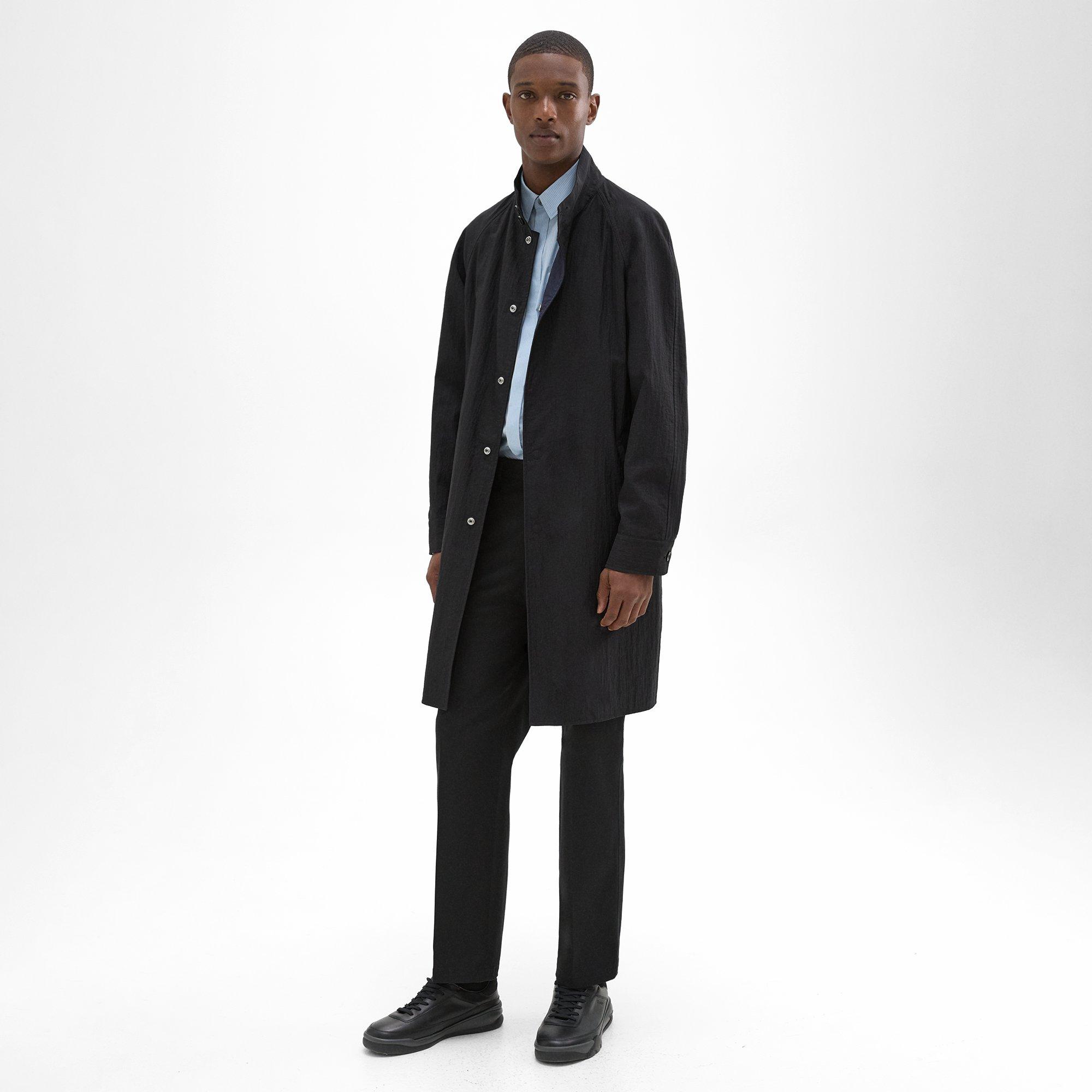 Reversible Stand-Collar Trench Coat | Theory Project