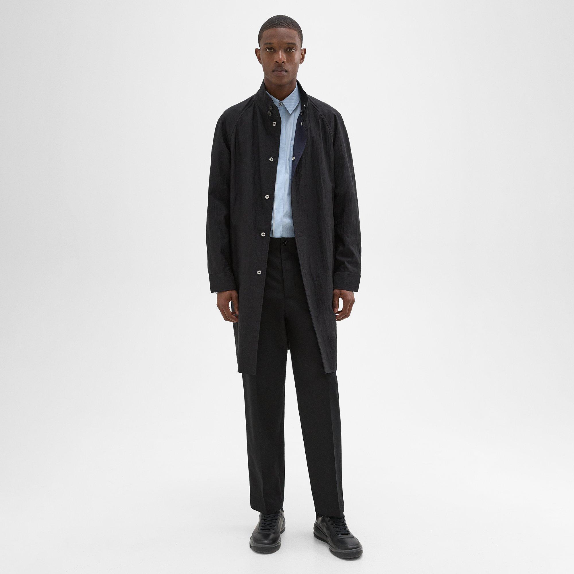 Reversible Stand-Collar Trench Coat | Theory Project