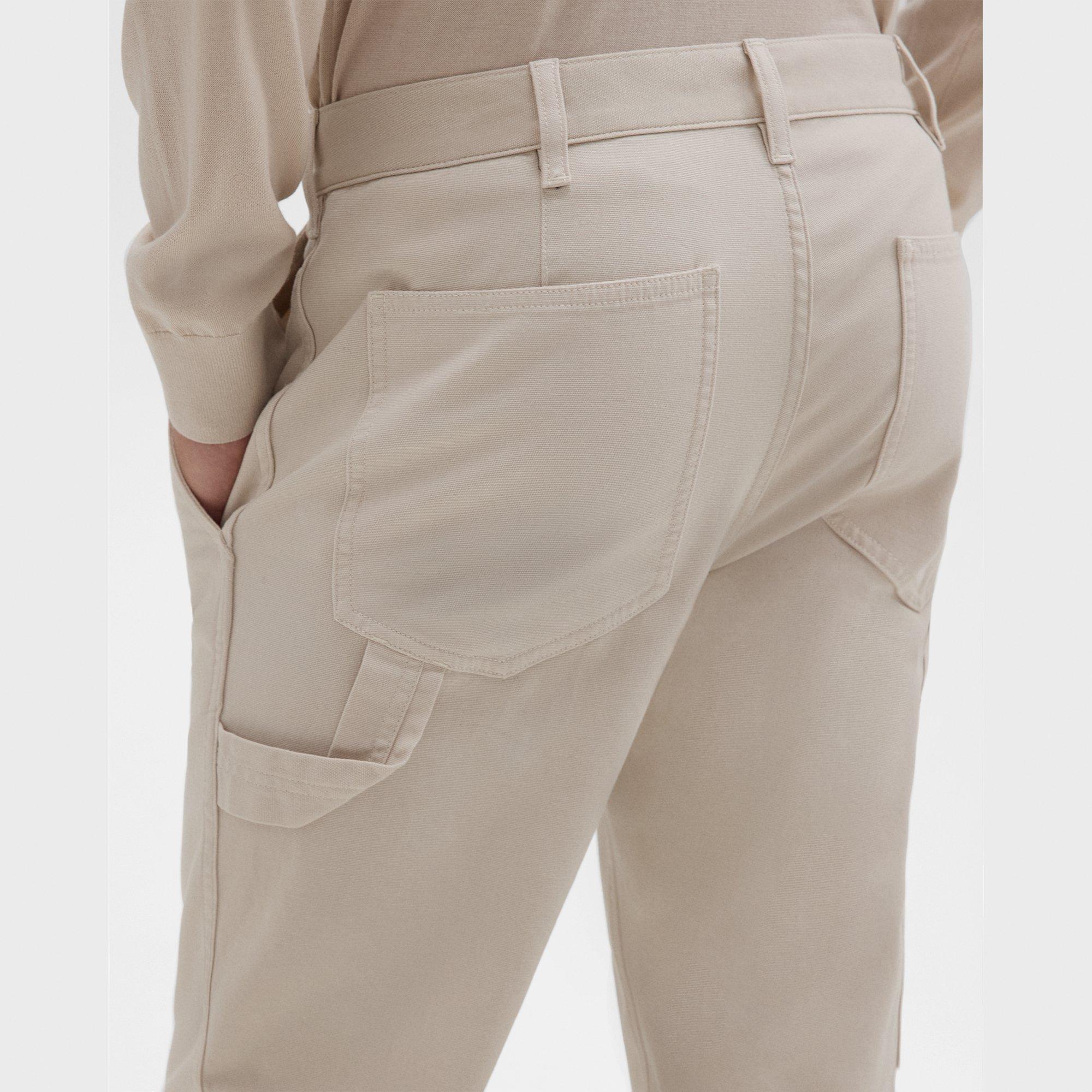 Zaine Carpenter Pant in Stretch Cotton Canvas