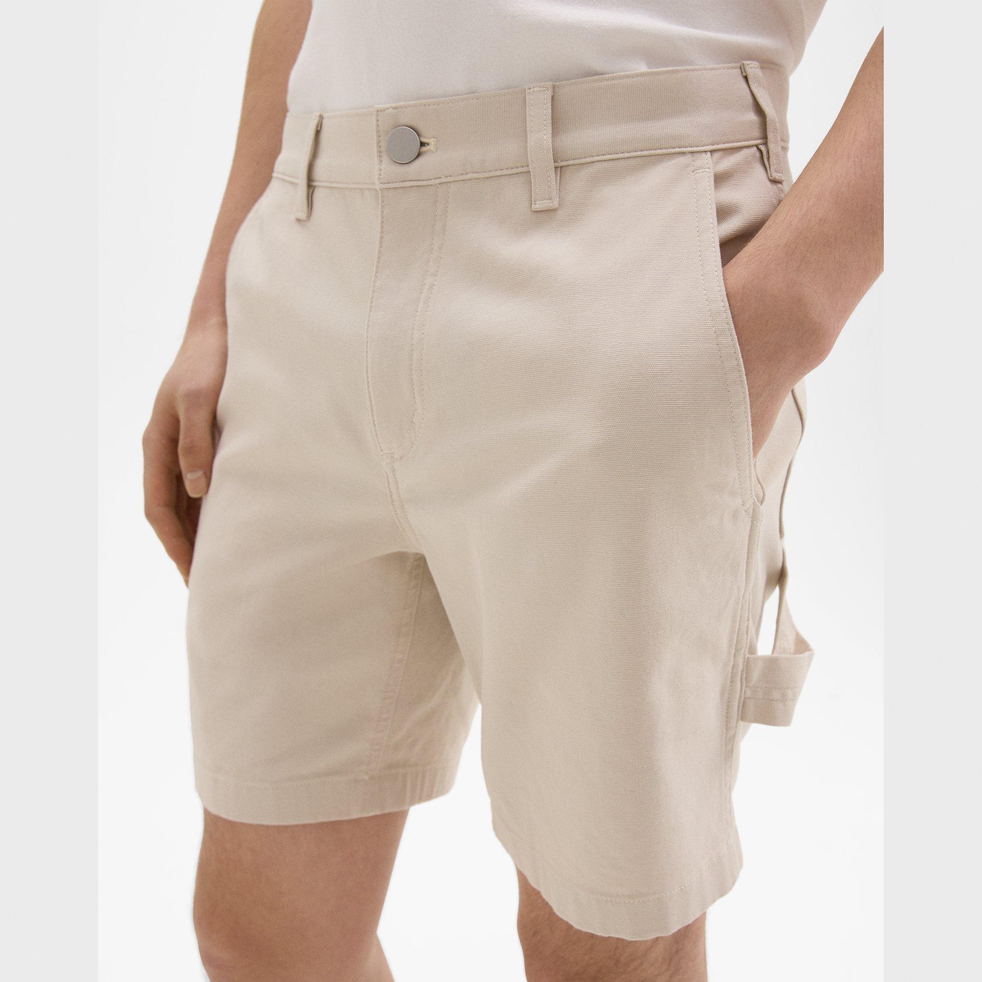 Zaine 7" Carpenter Short in Stretch Cotton Canvas