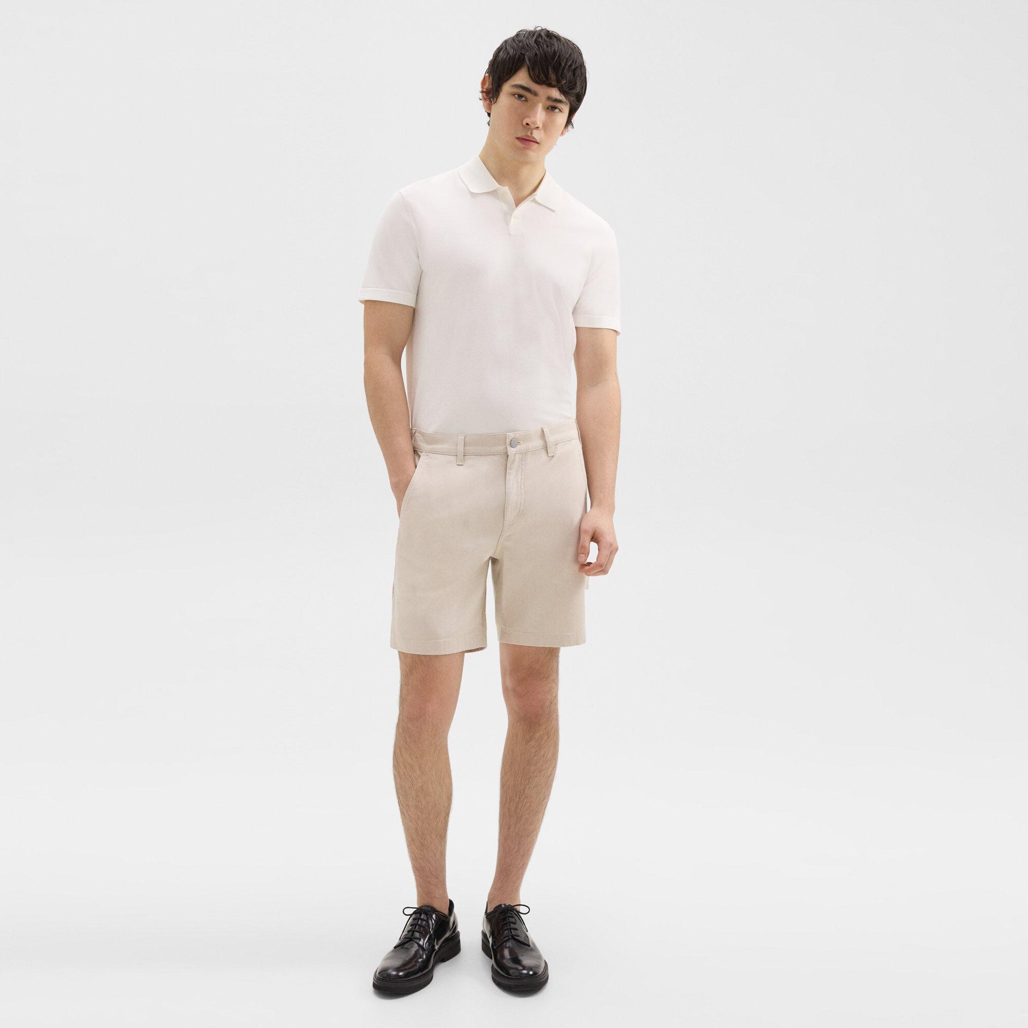 Zaine 7 Carpenter Short in Stretch Cotton Canvas