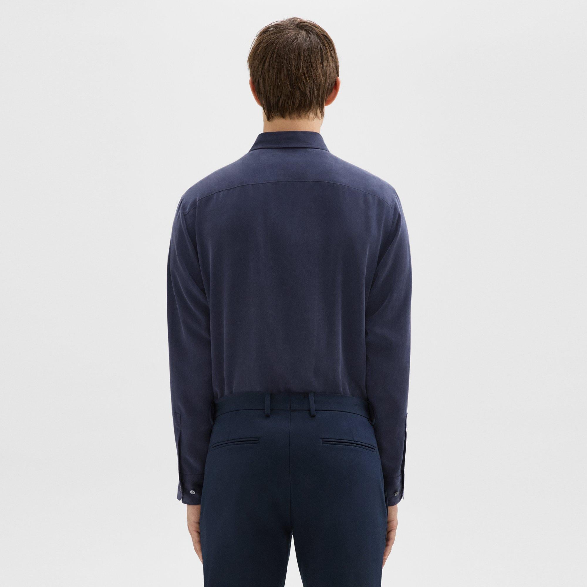 Military Shirt in Fluid Twill