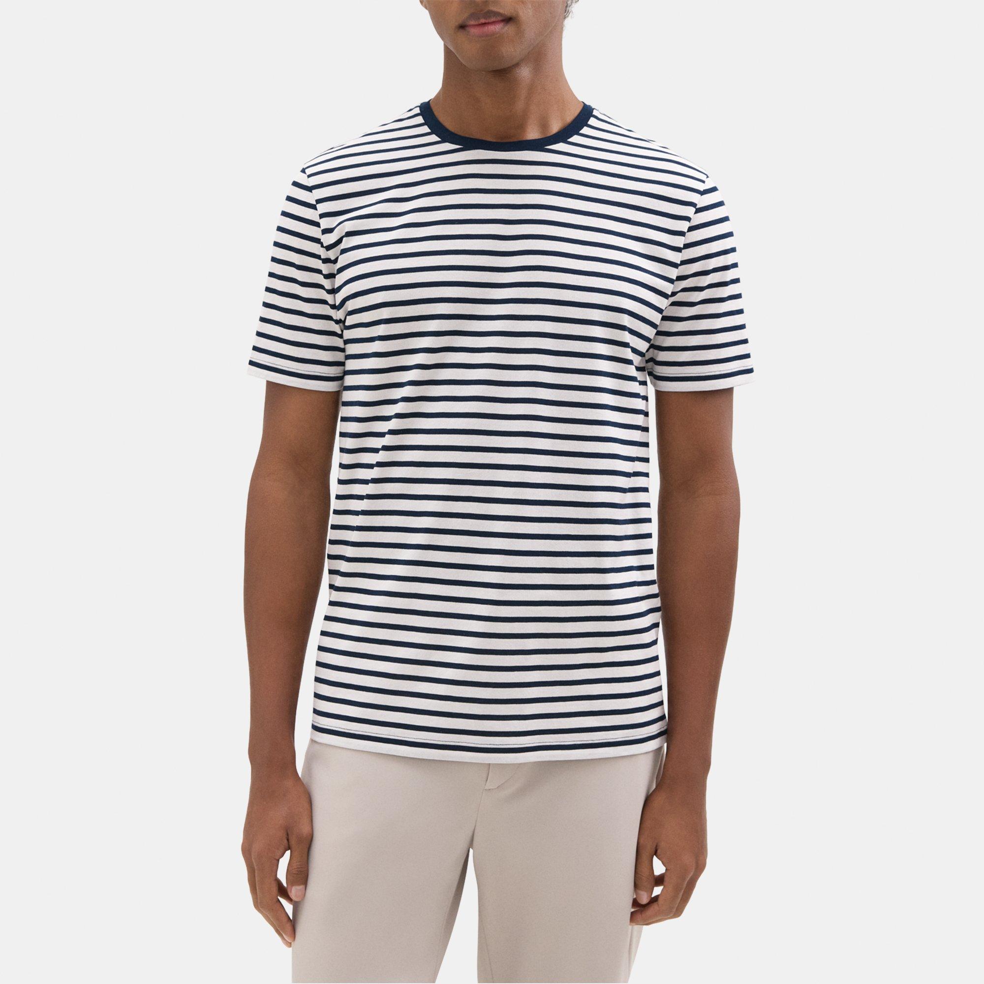 Dorian Tee in Striped Cotton