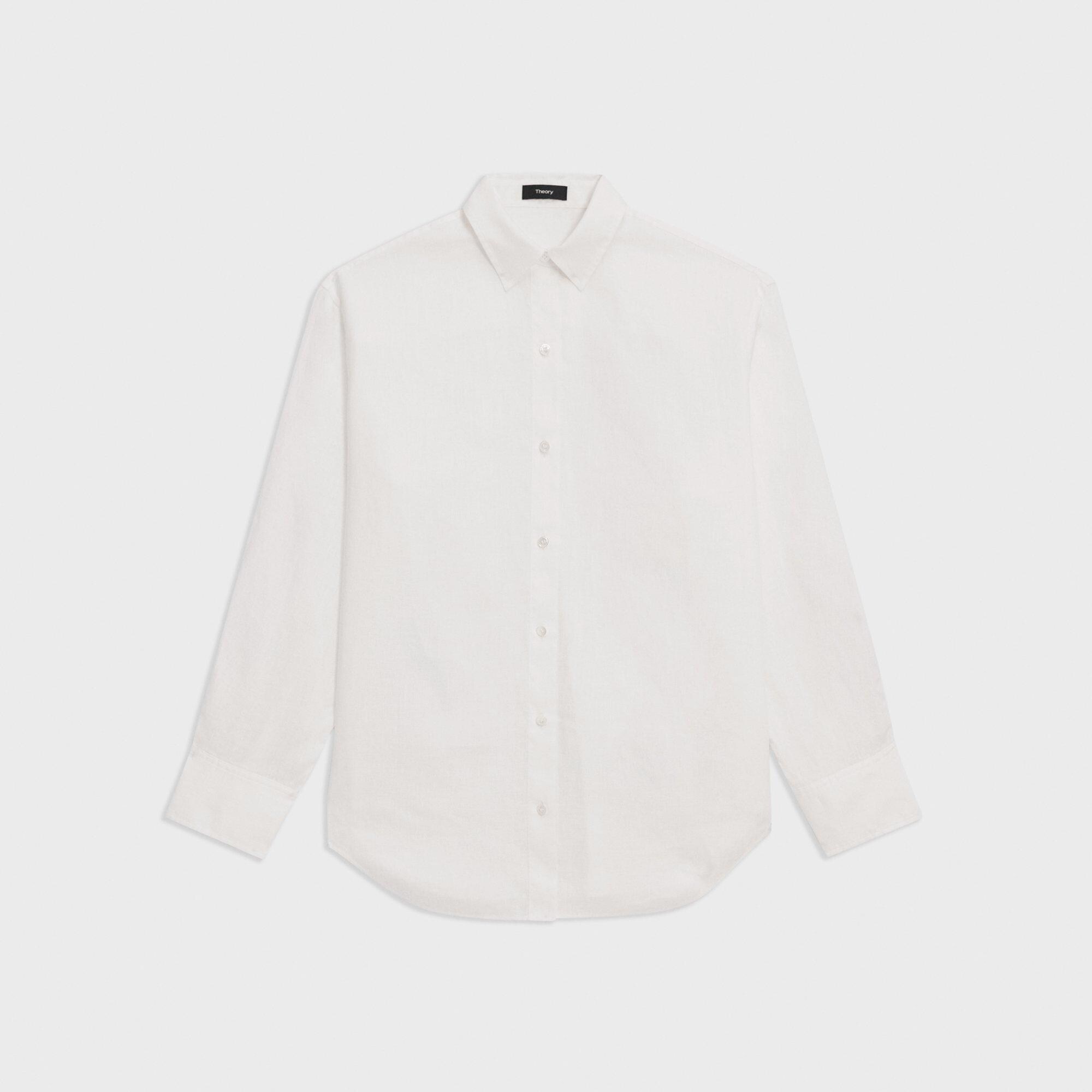 Boyfriend Shirt in Relaxed Linen