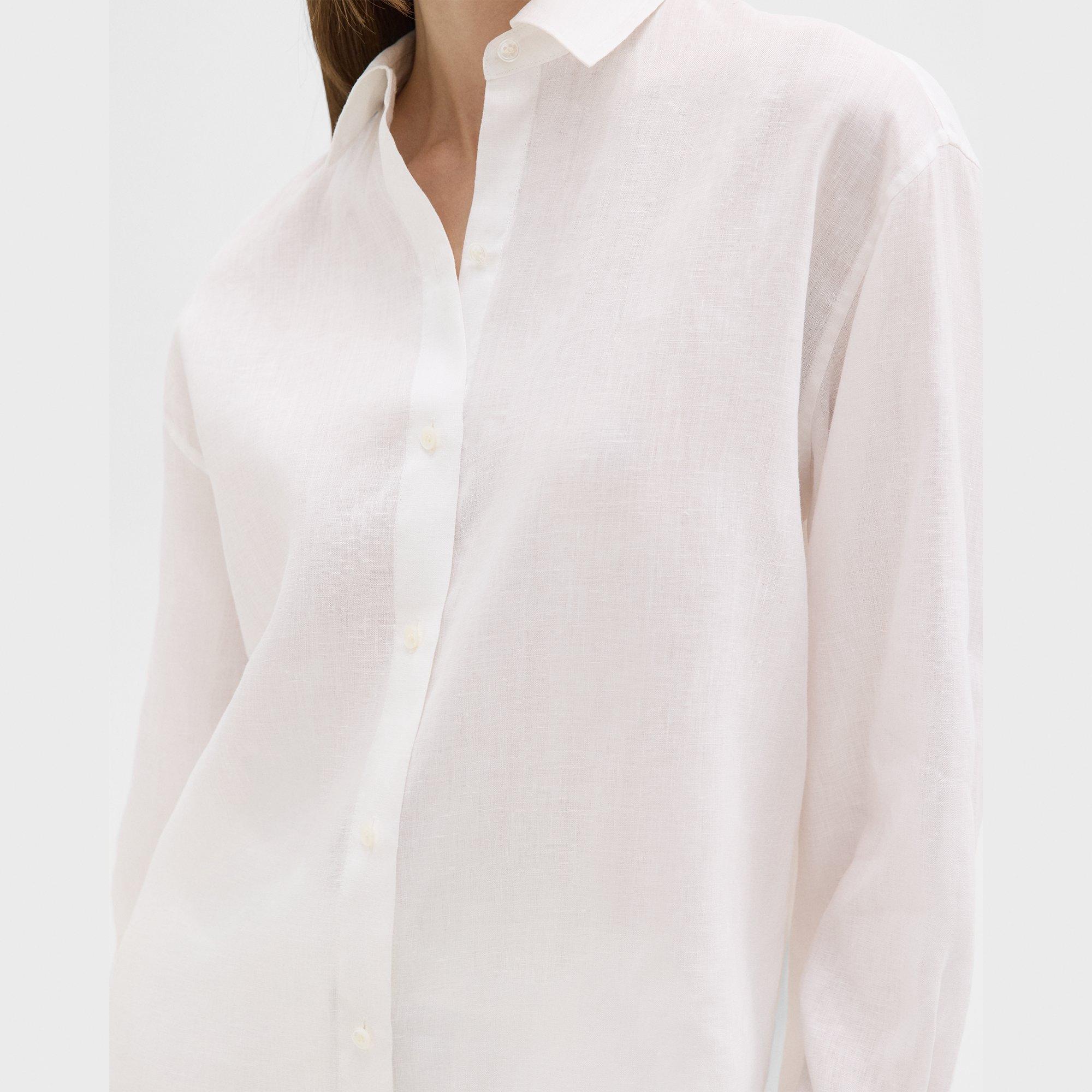 Boyfriend Shirt in Relaxed Linen