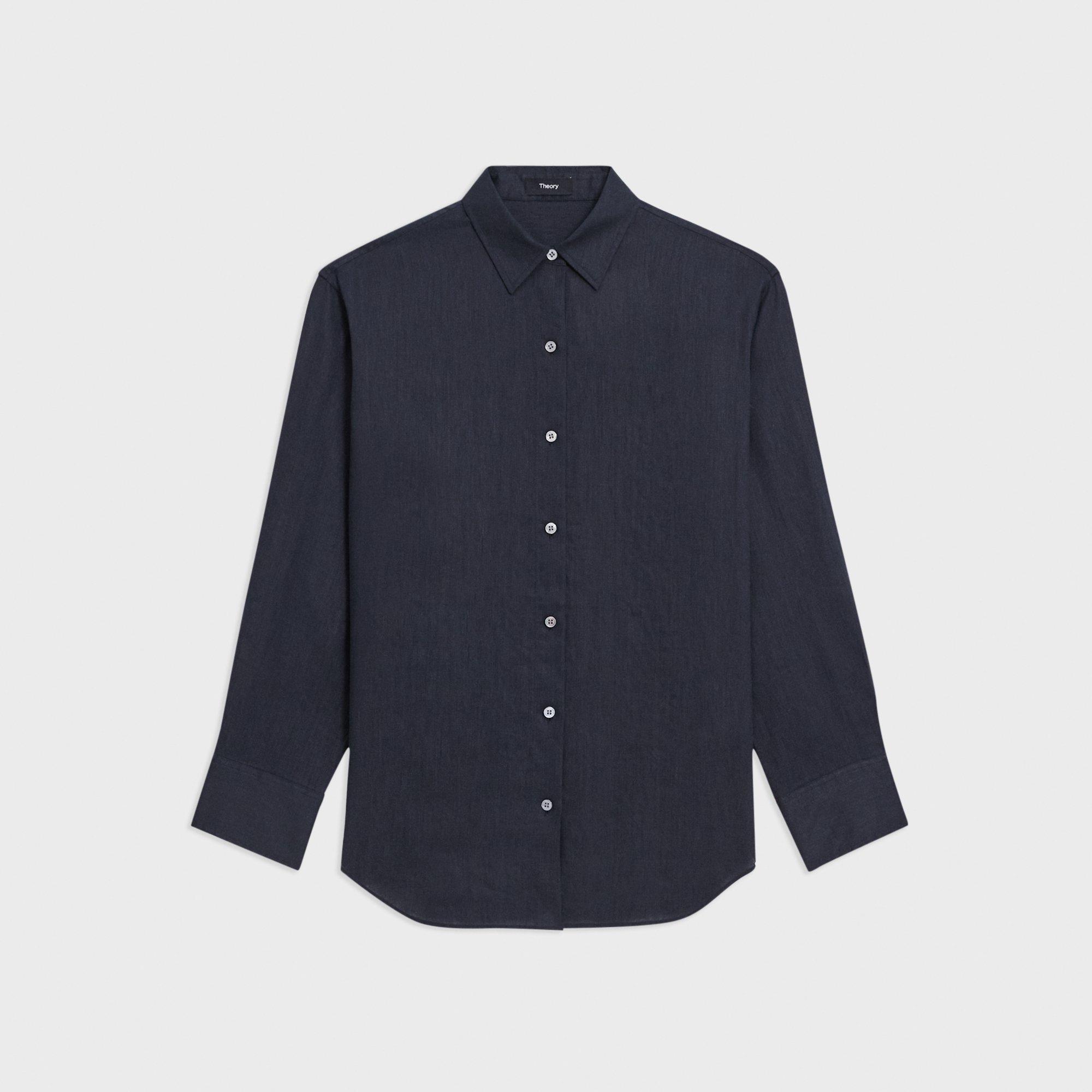 Boyfriend Shirt in Relaxed Linen