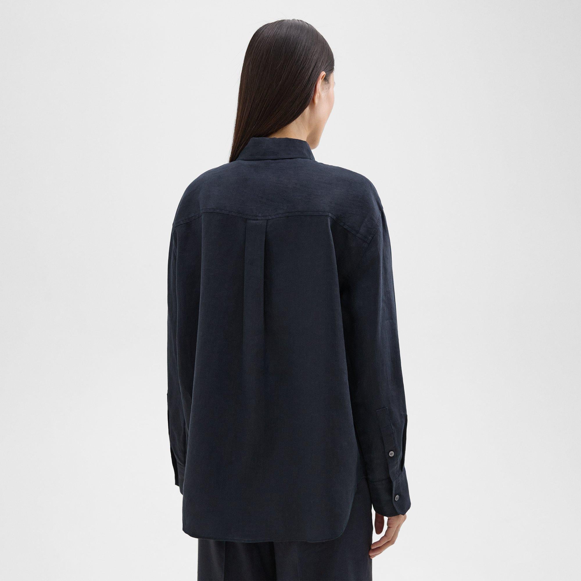 Boyfriend Shirt in Relaxed Linen