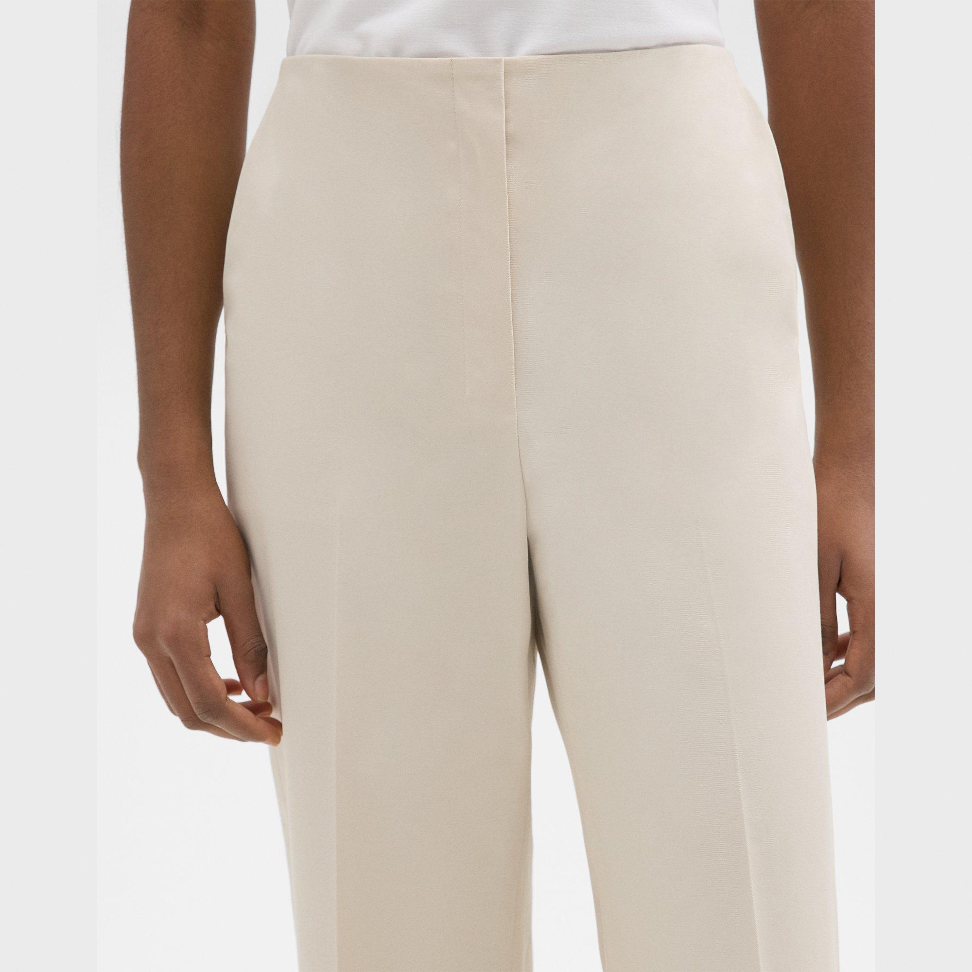 High-Waist Cuff Pant in Organic Cotton