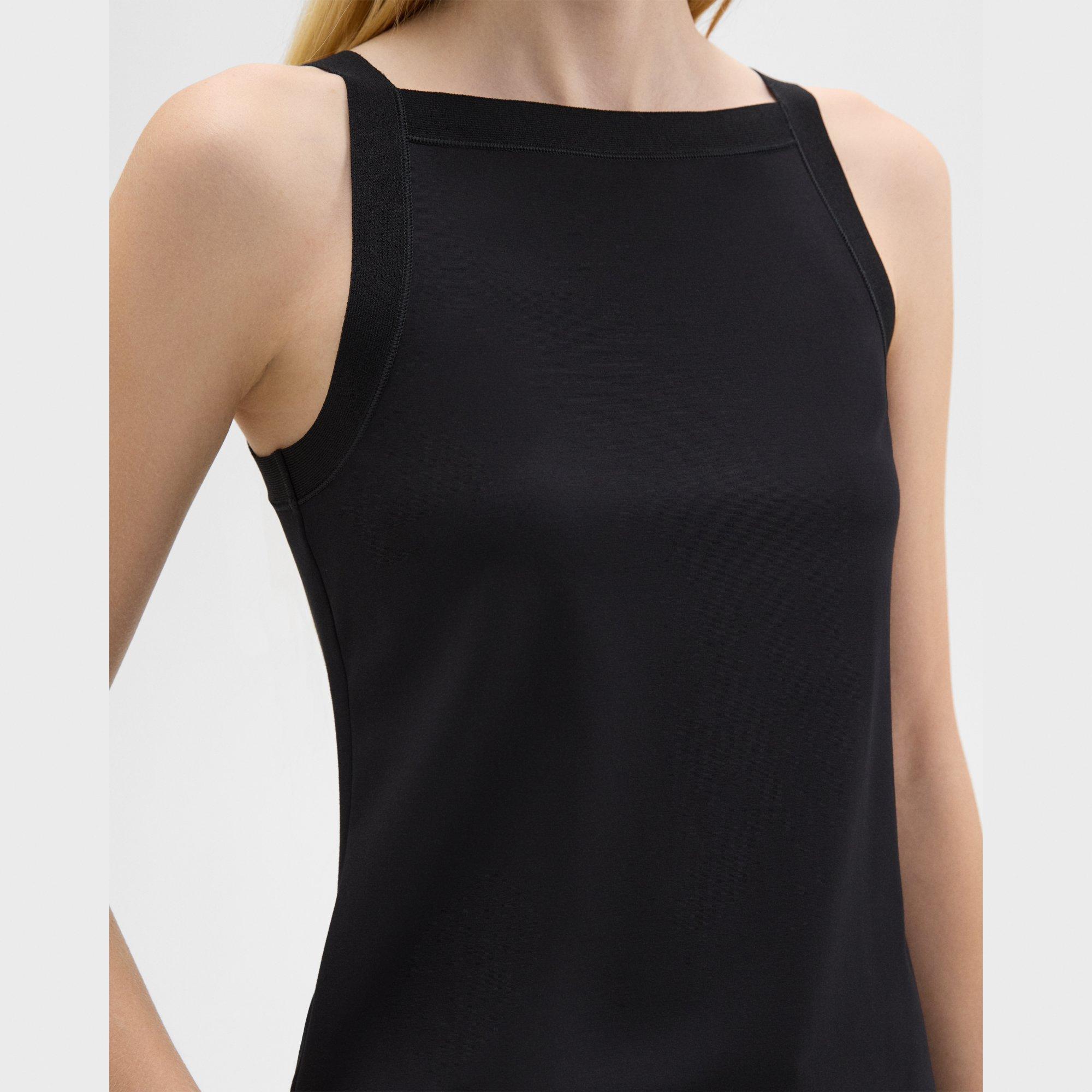 Square Neck Tank in Interlock Knit