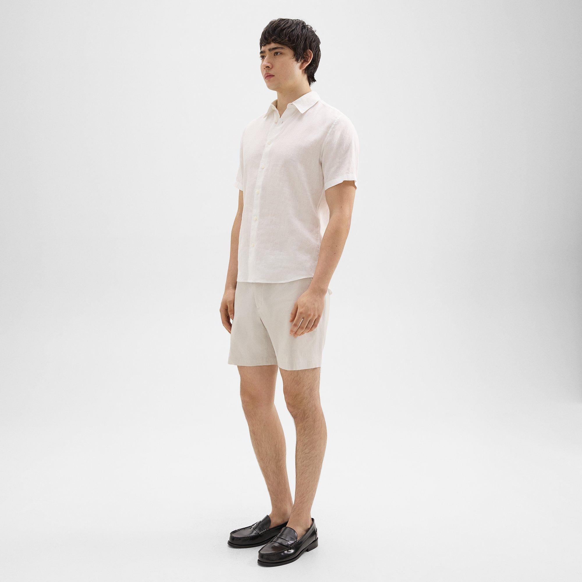 Curtis 7" Shorts aus Good Linen mit Kordelzug