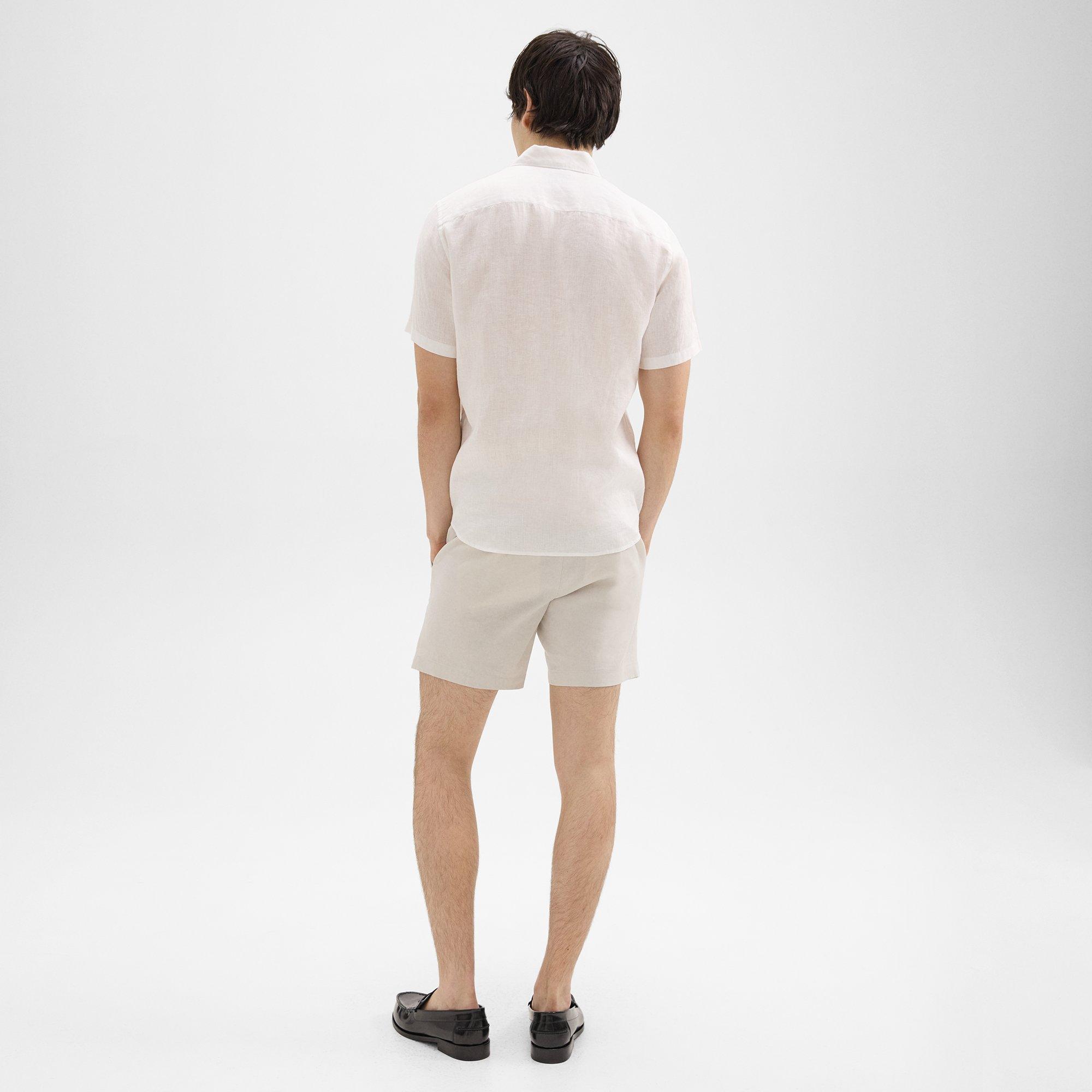 Curtis 7" Drawstring Short in Good Linen