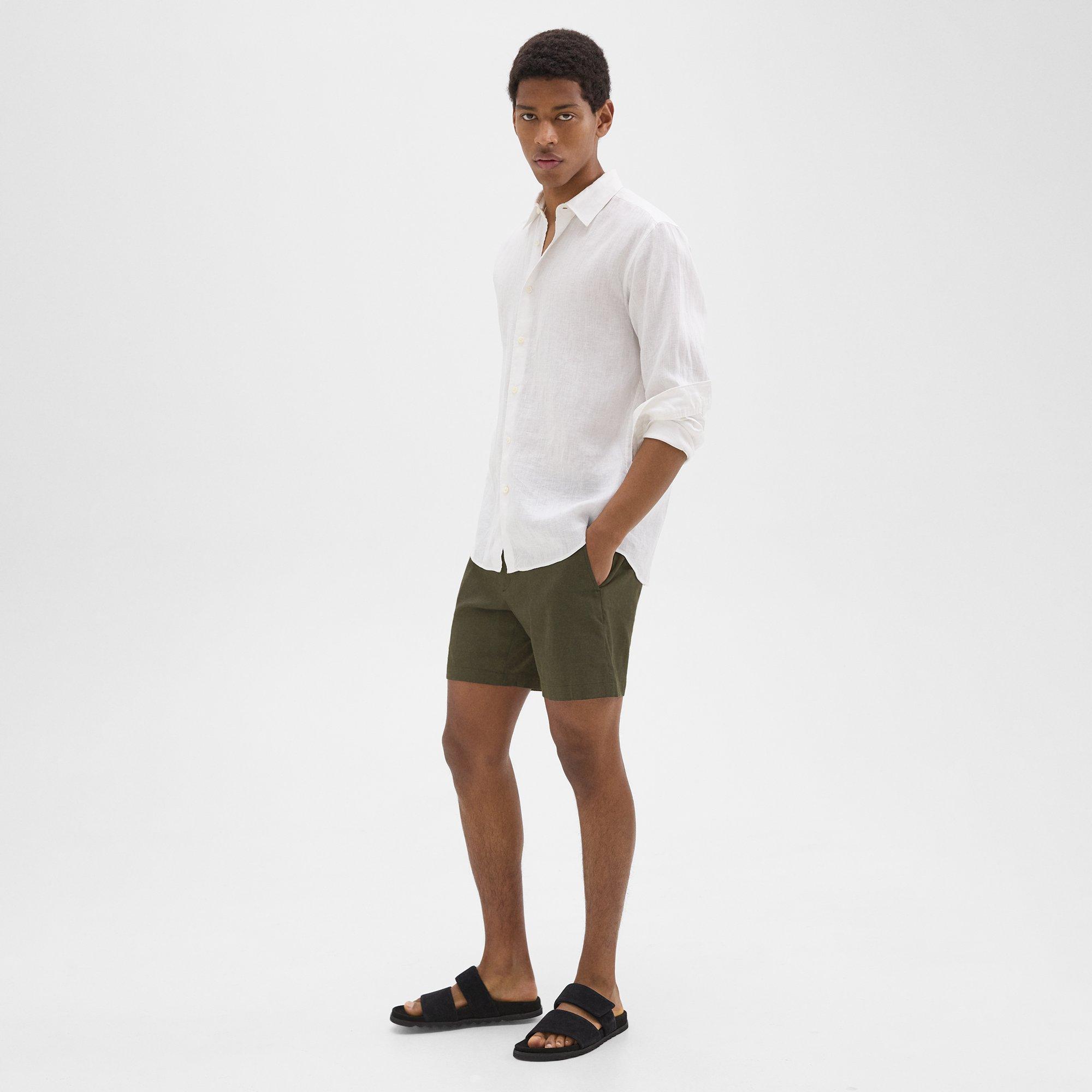 Curtis 7" Shorts aus Good Linen mit Kordelzug