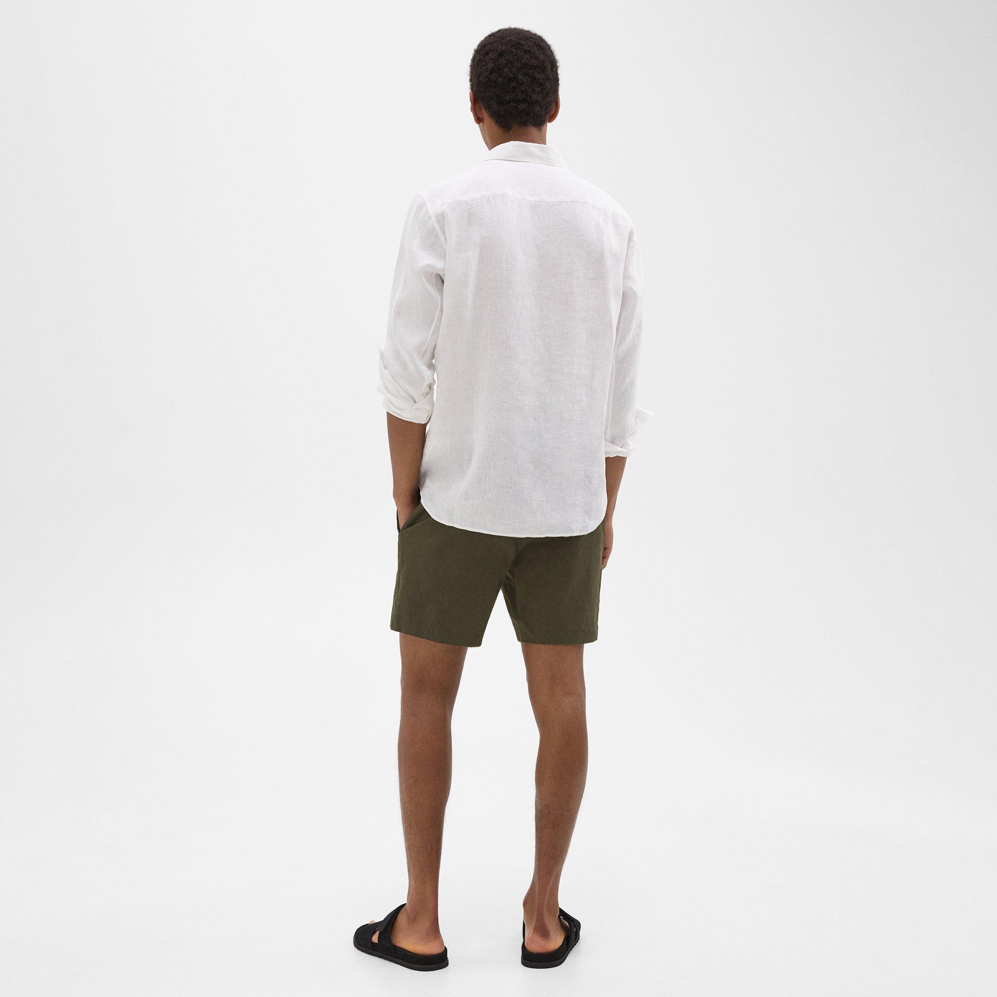 Curtis 7" Drawstring Short in Good Linen