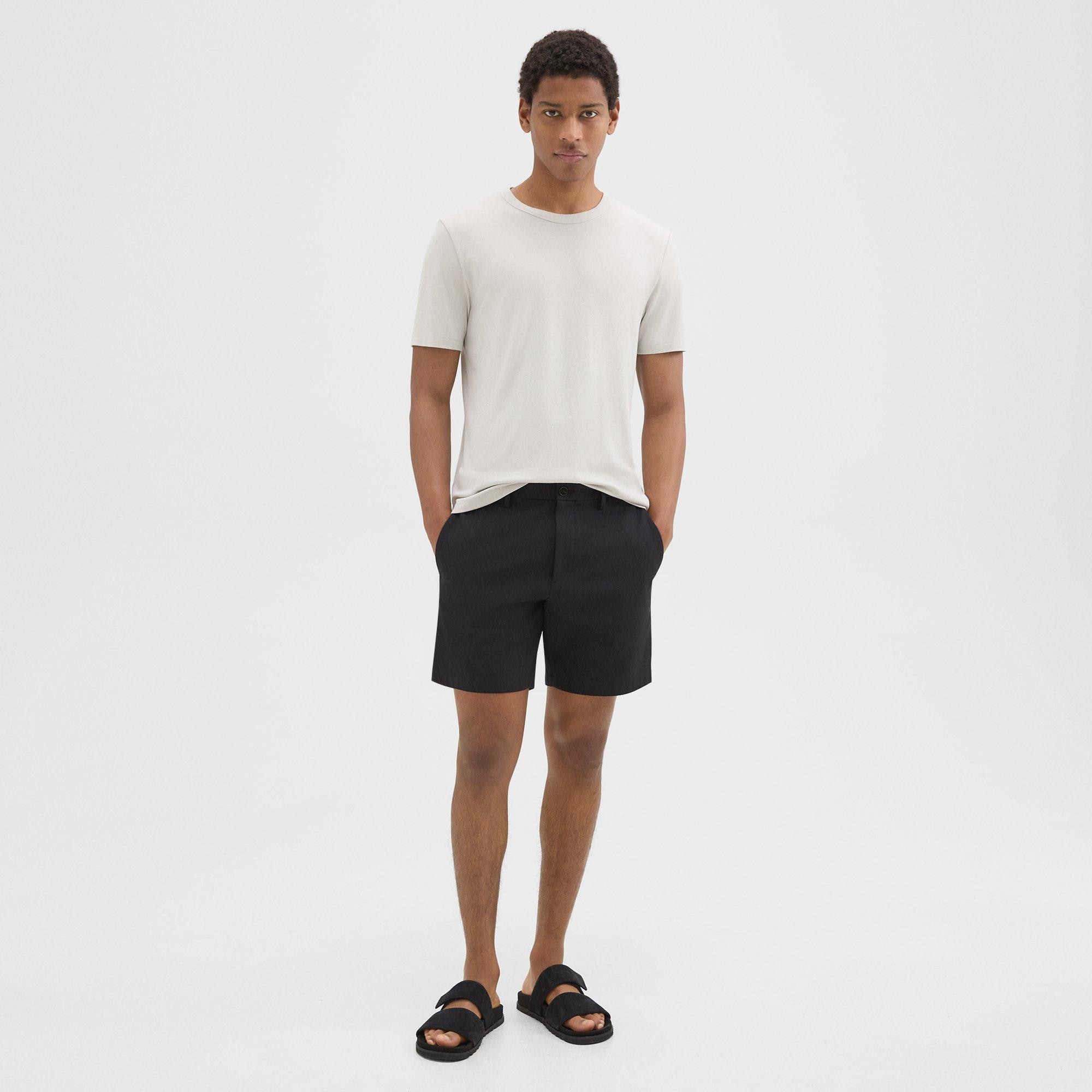 Zaine Short in Stretch Cotton-Blend