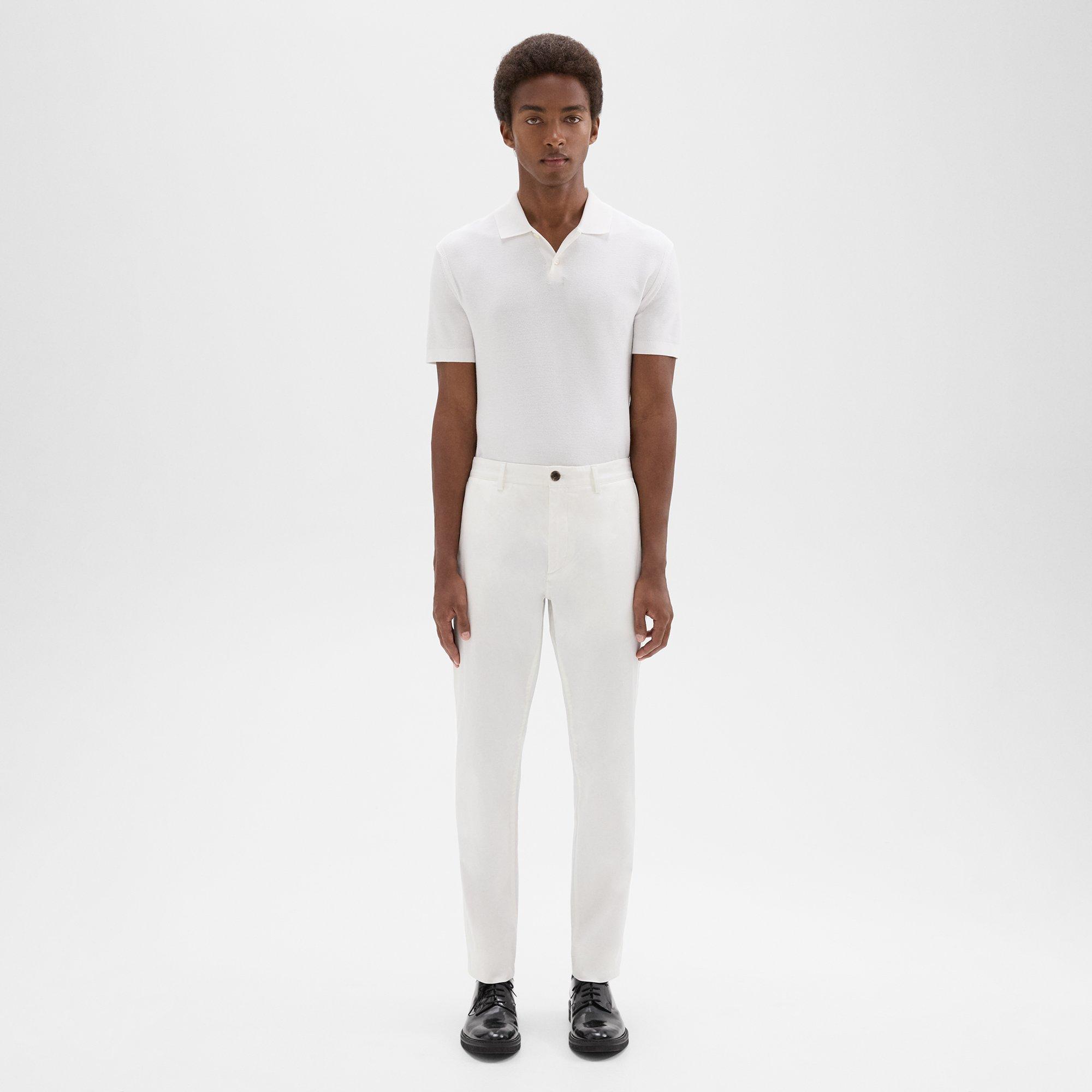 띠어리 Theory Zaine Pant in Organic Cotton,WHITE