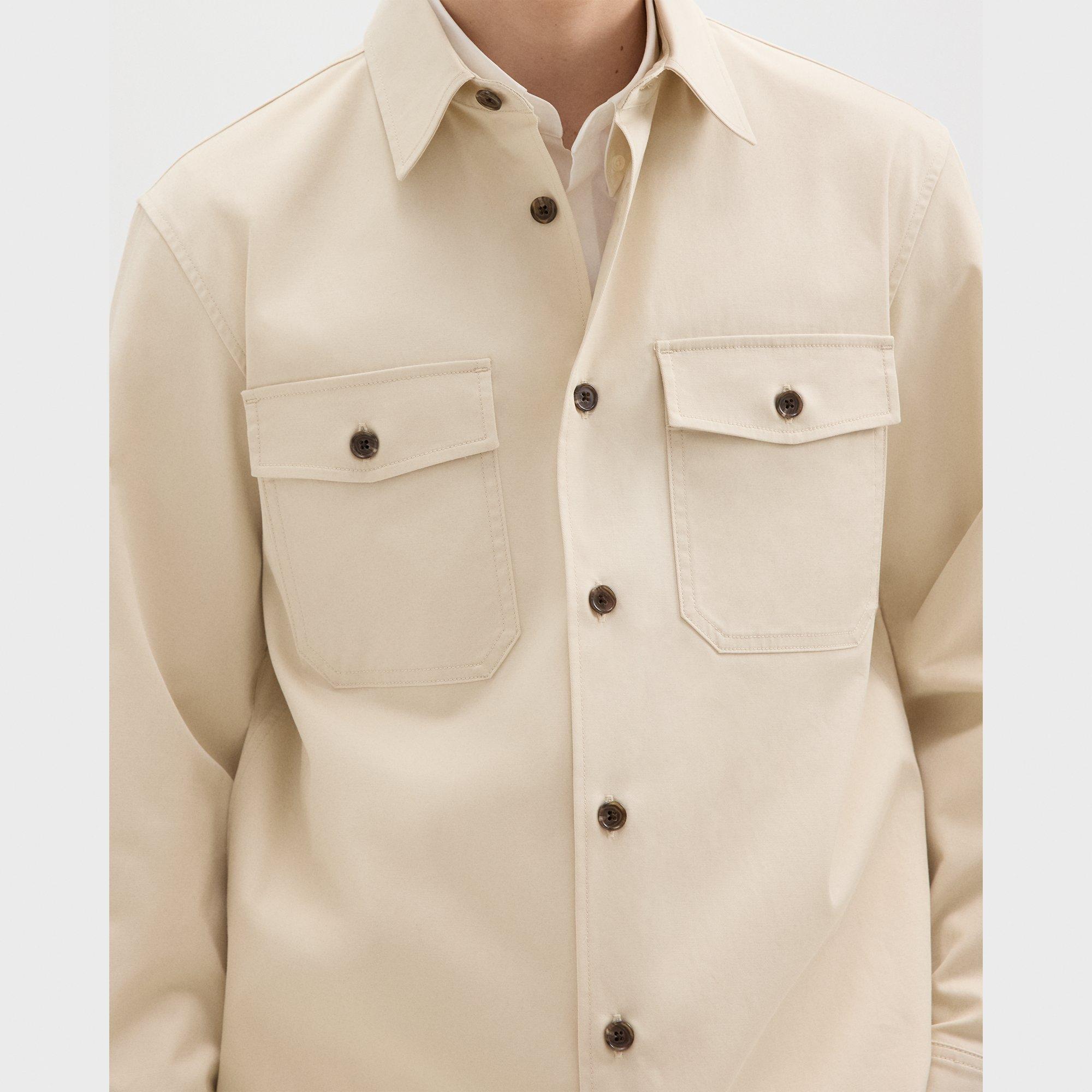 Garvin Shirt Jacket in Organic Cotton