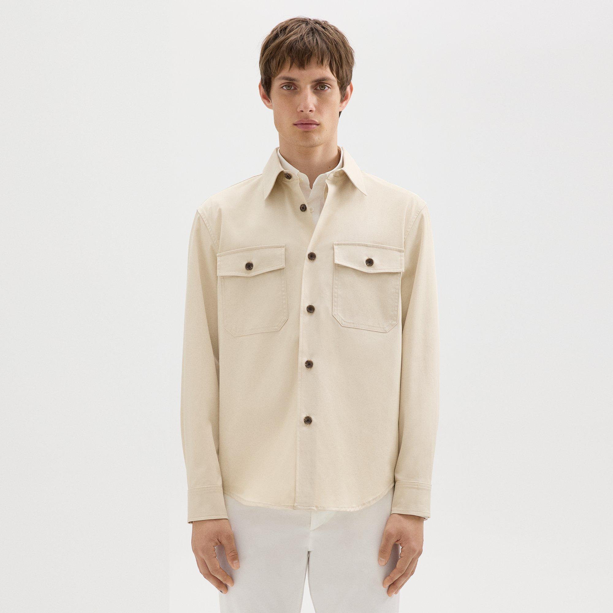 Organic Cotton Garvin Shirt Jacket | Theory