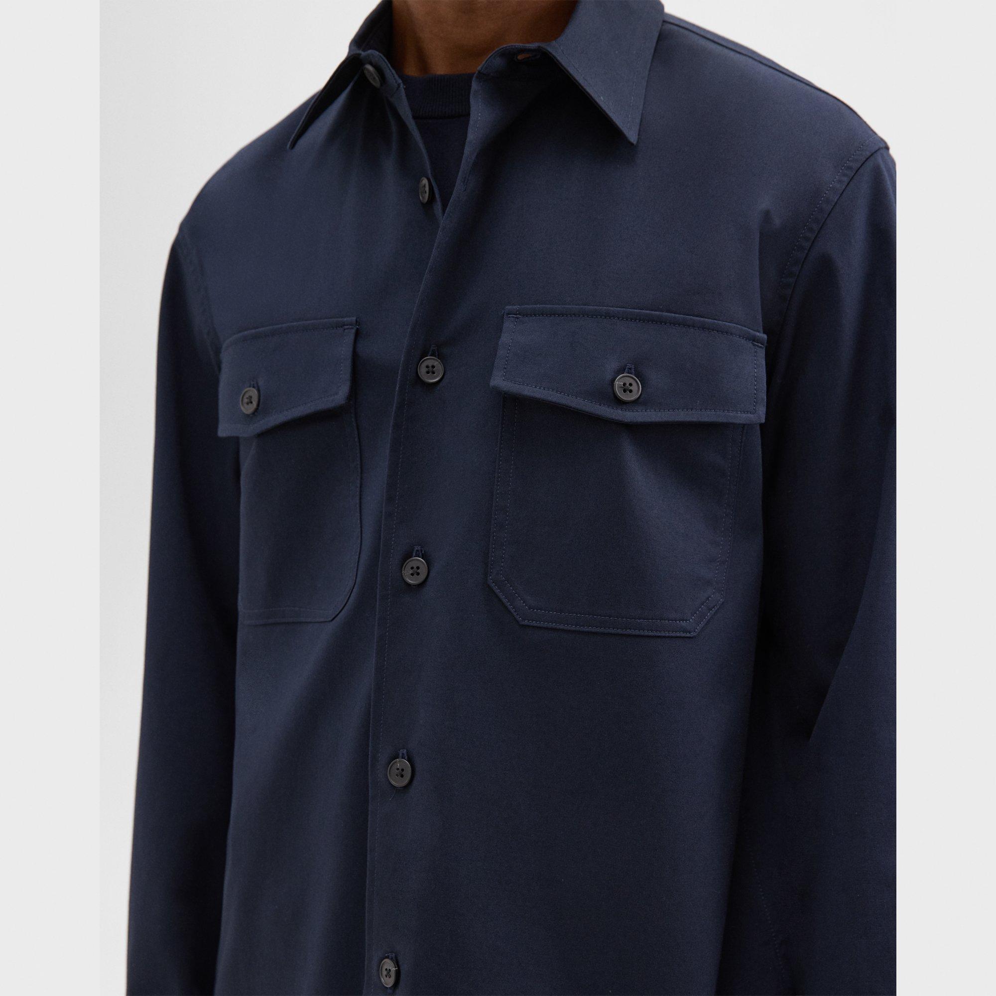 Garvin Shirt Jacket in Organic Cotton