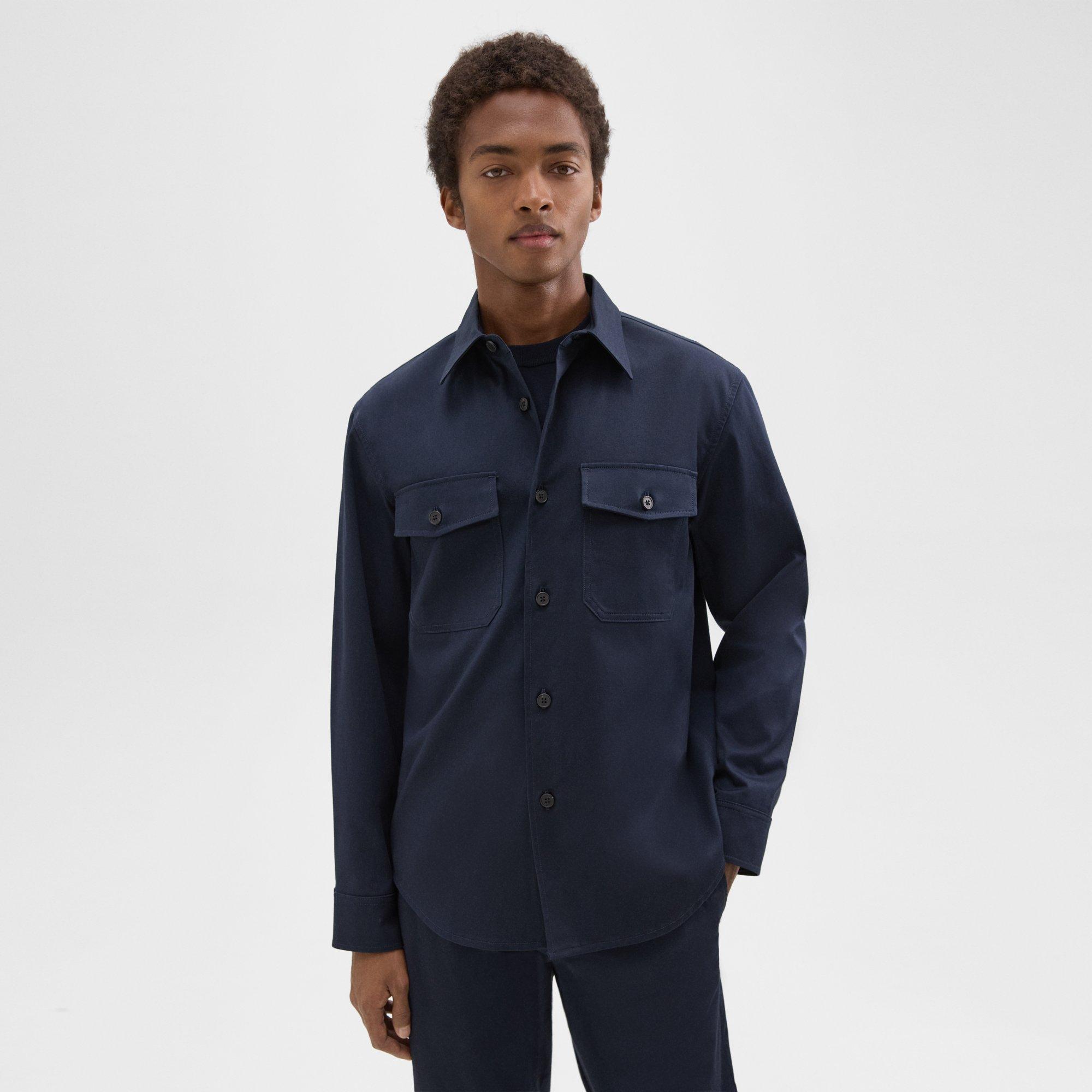 Garvin Shirt Jacket in Organic Cotton