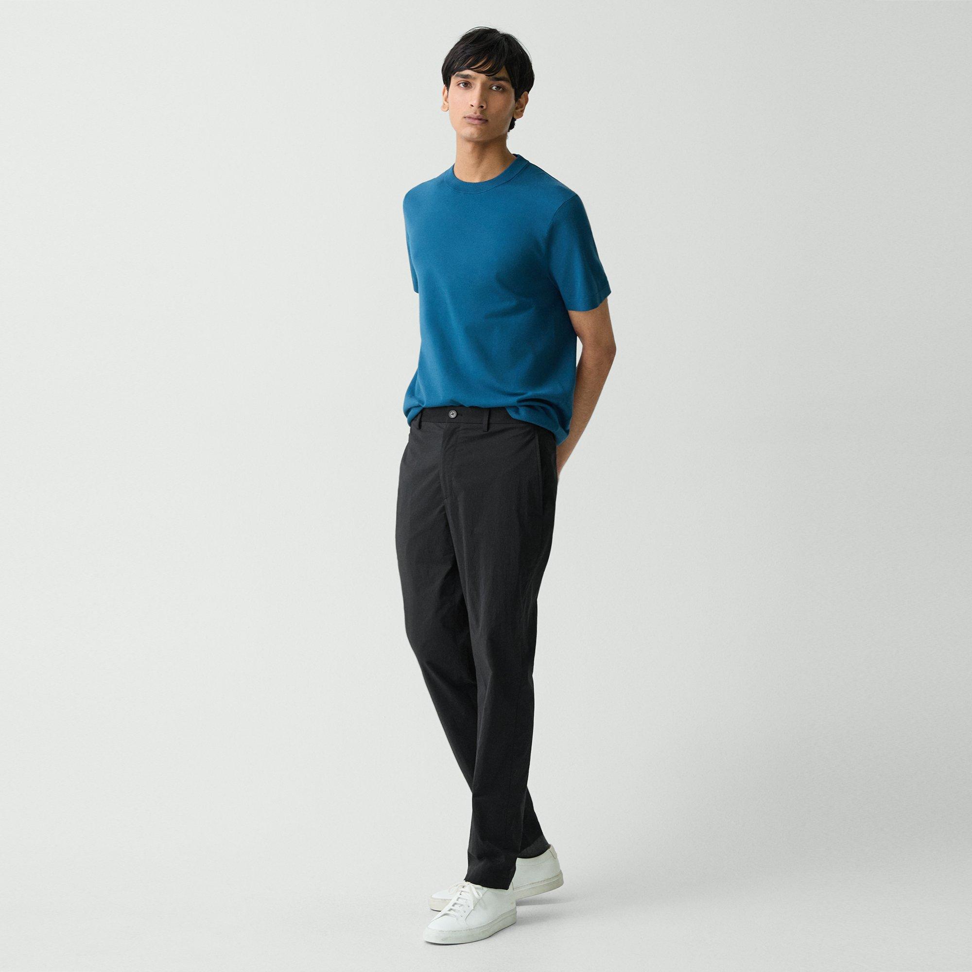 Textured Nylon Zaine Pant | Theory