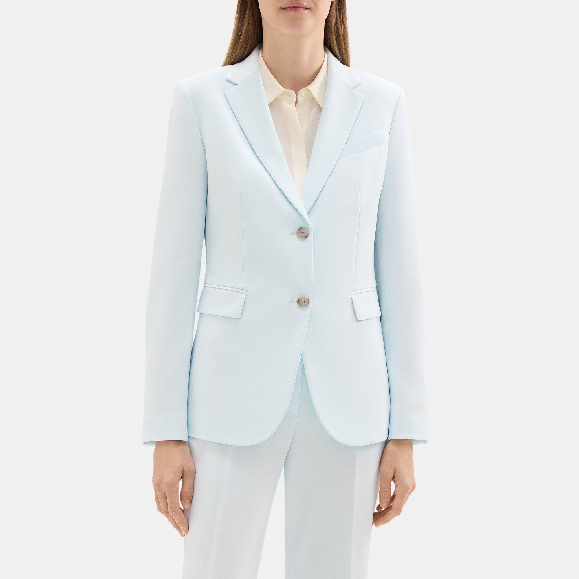 Classic Blazer in Crepe