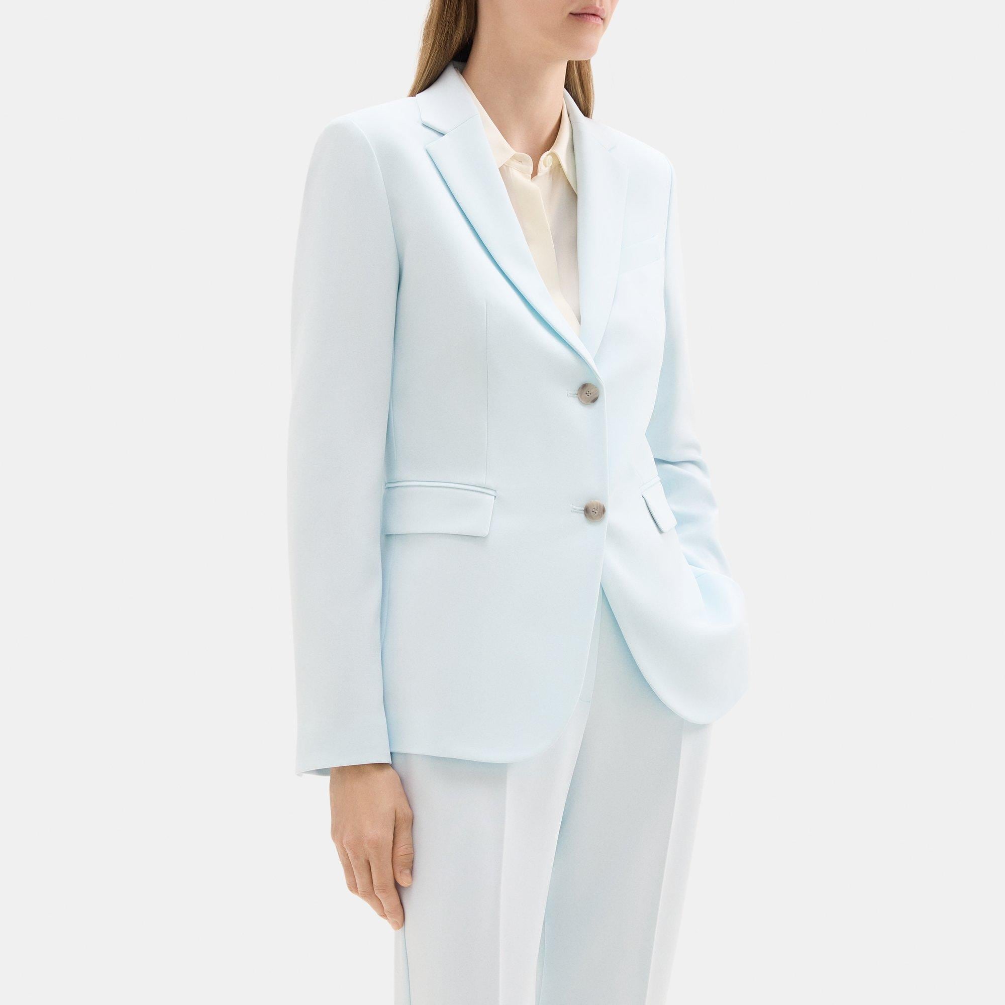 Classic Blazer in Crepe