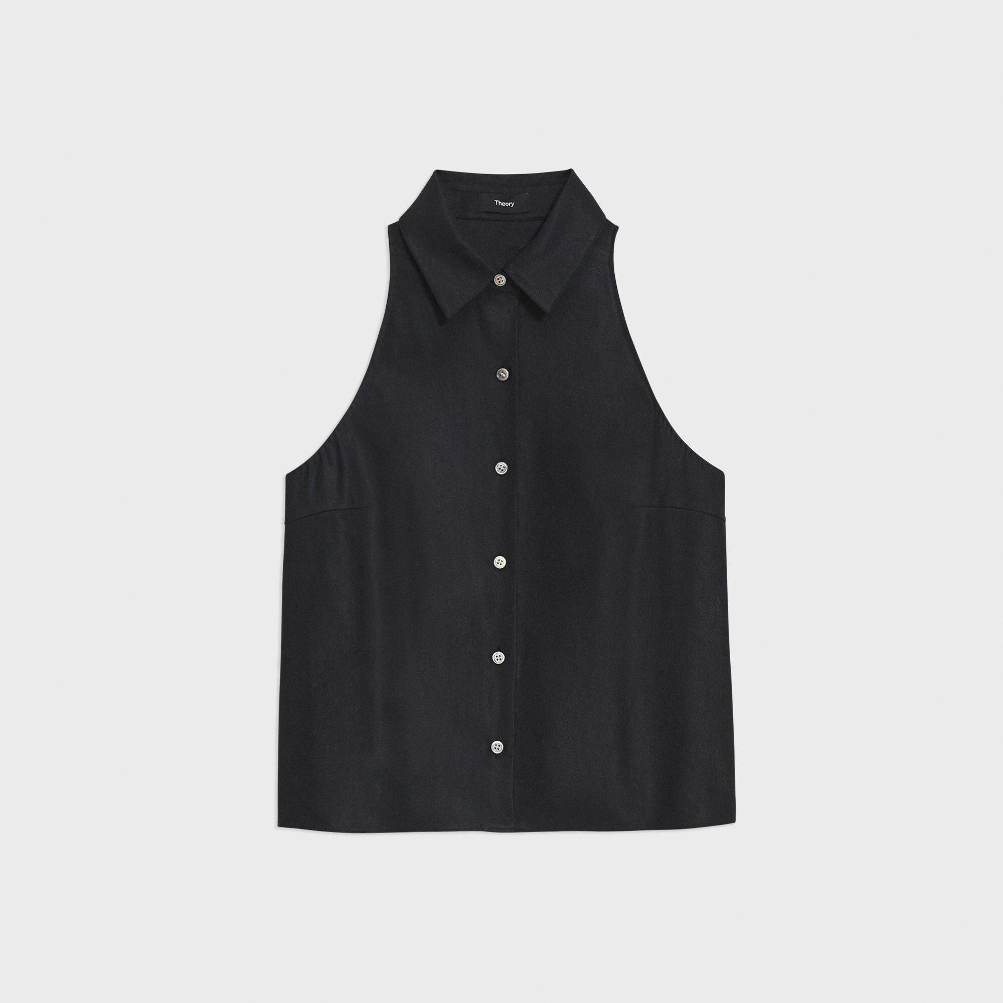 Melt the lady halter neck nano shirt bk 【公式通販】