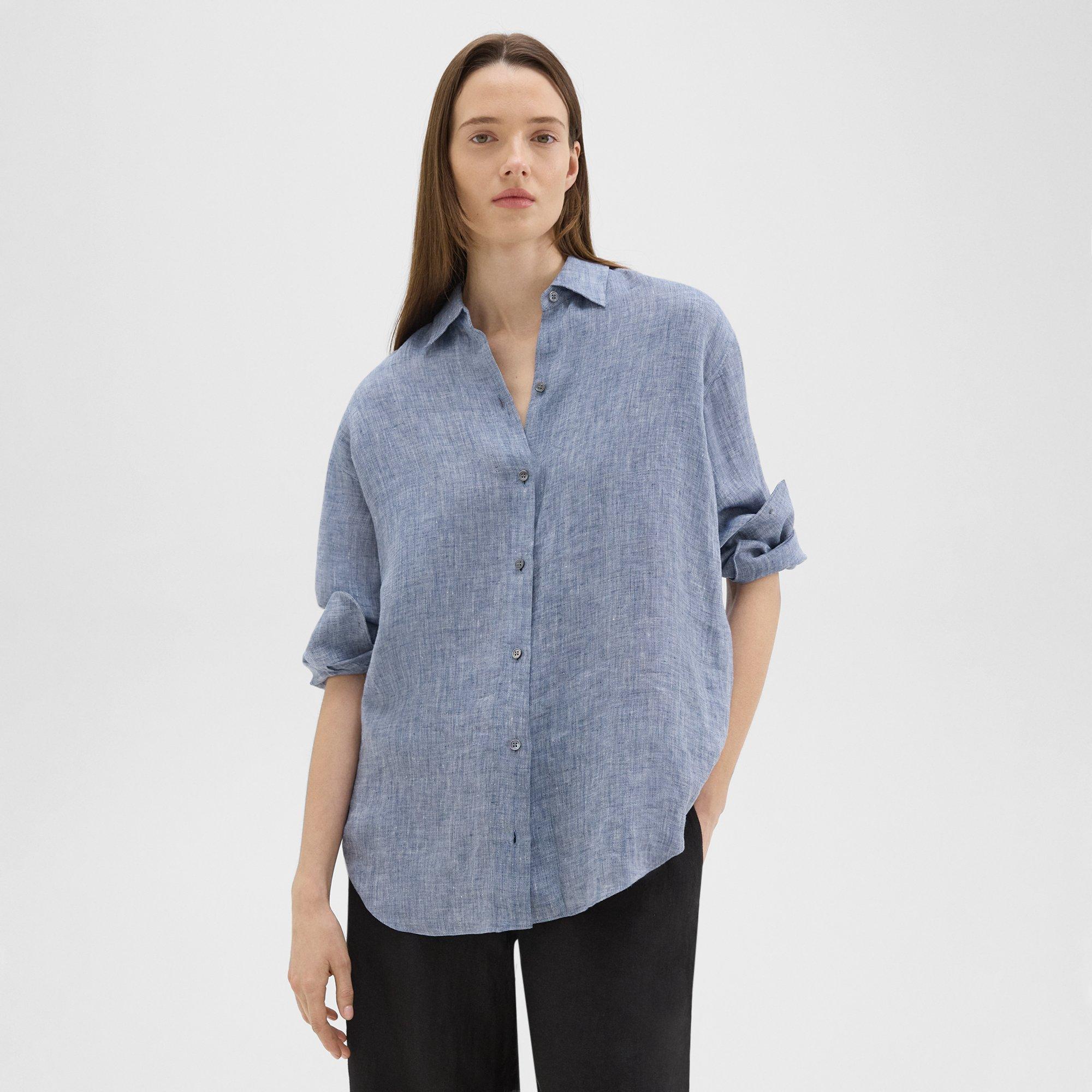 Boyfriend Shirt in Hemp