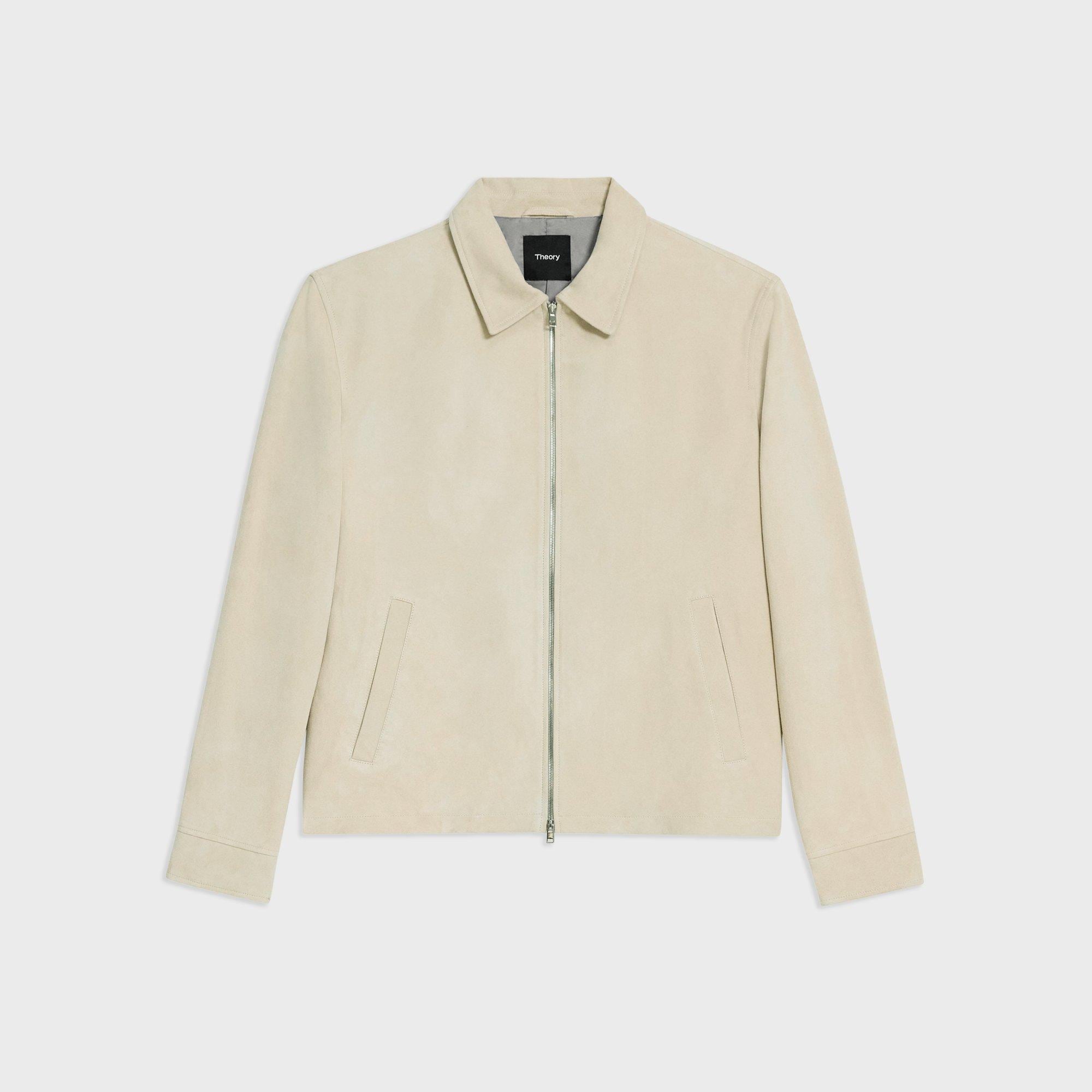 Hazelton Zip Jacket in Suede