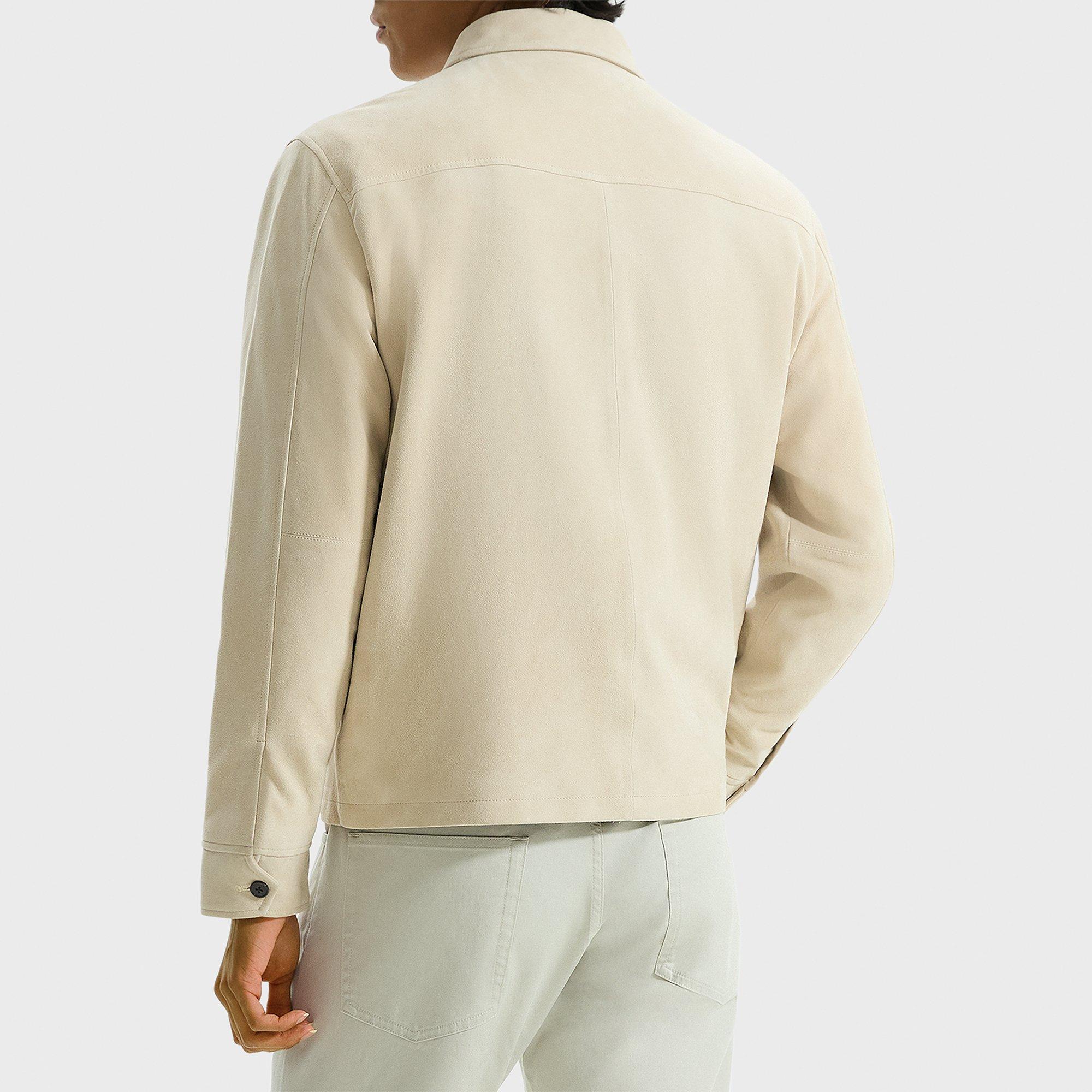 Hazelton Zip Jacket in Suede