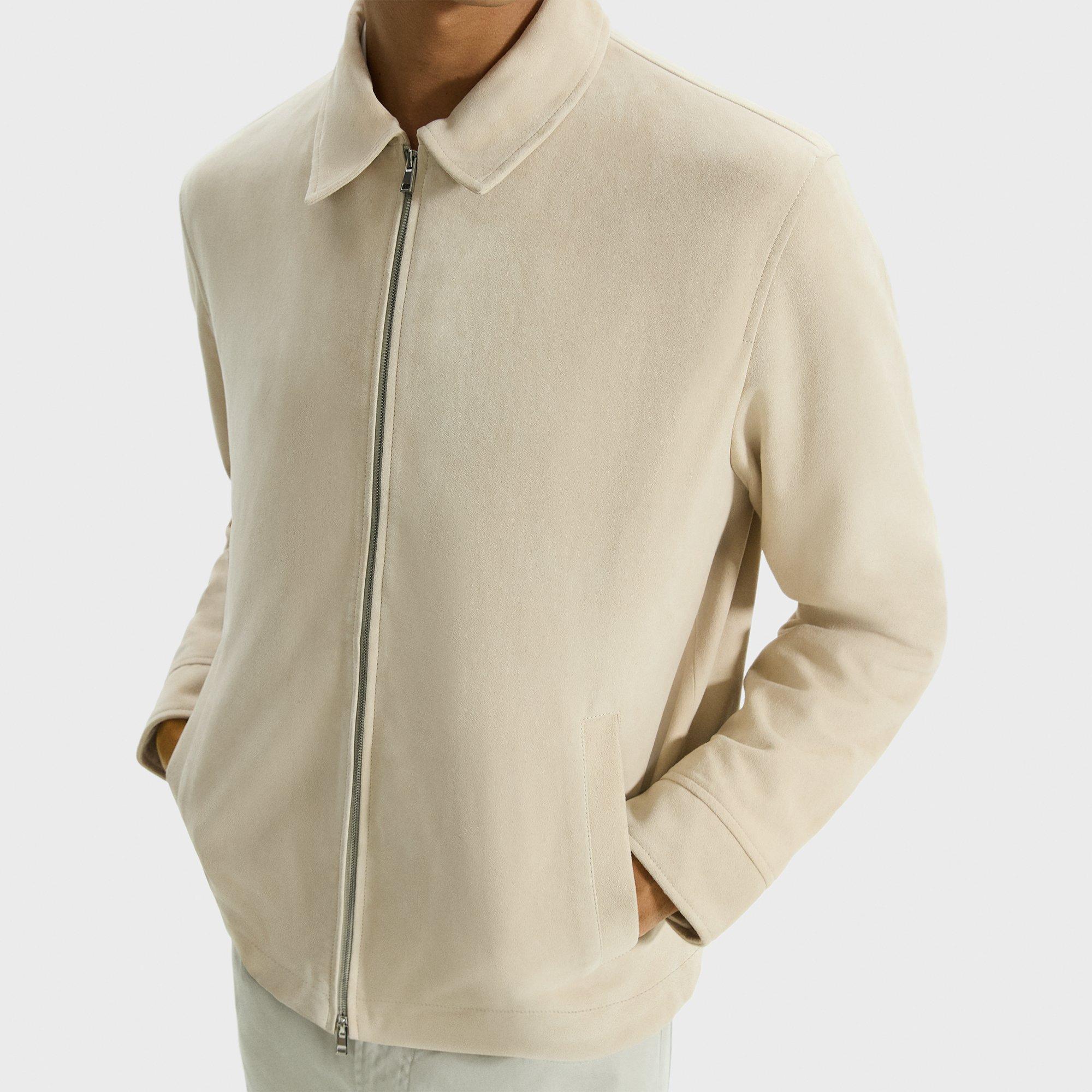 Hazelton Zip Jacket in Suede