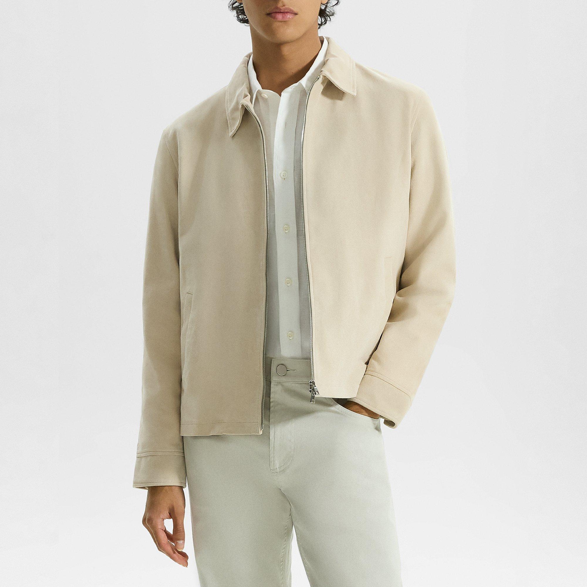 Hazelton Zip Jacket in Suede