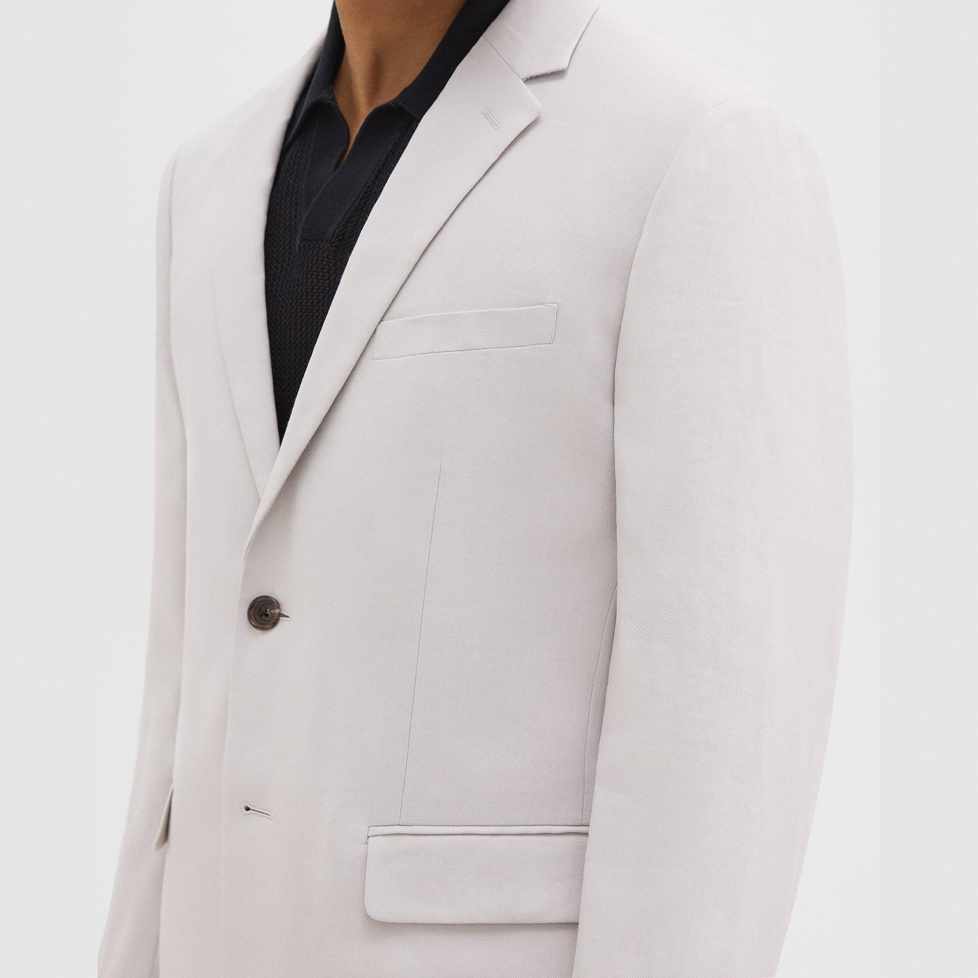 Morton Slim Blazer in Linen-Viscose