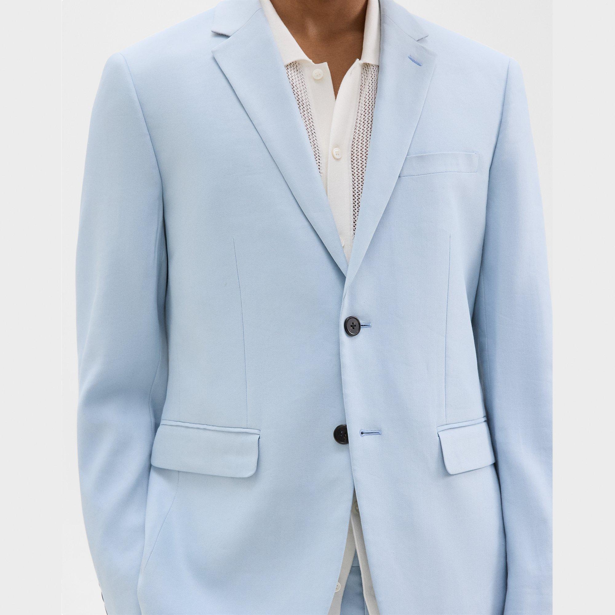 Morton Slim Blazer in Linen-Viscose