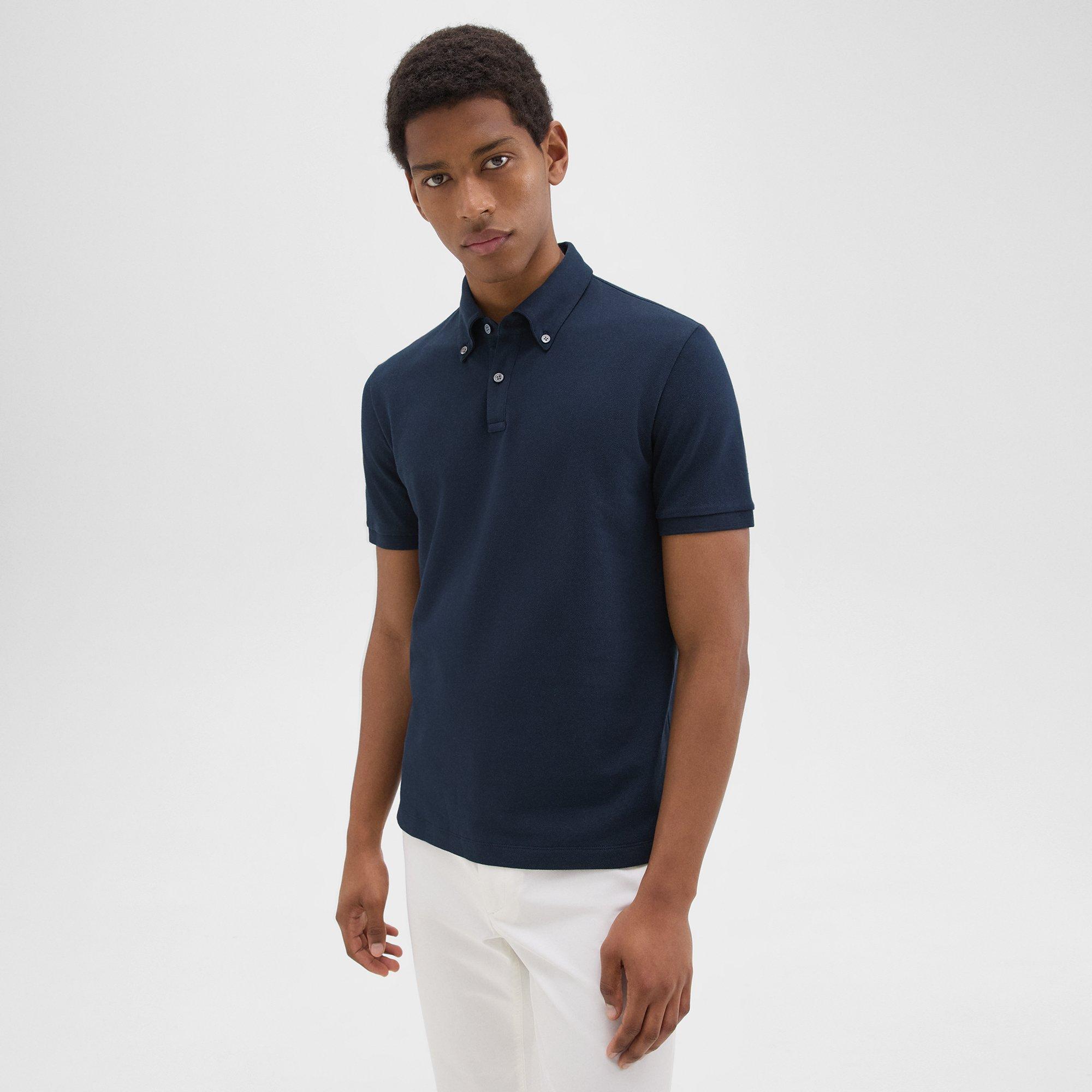 Tailored Polo Shirt in Function Piqué