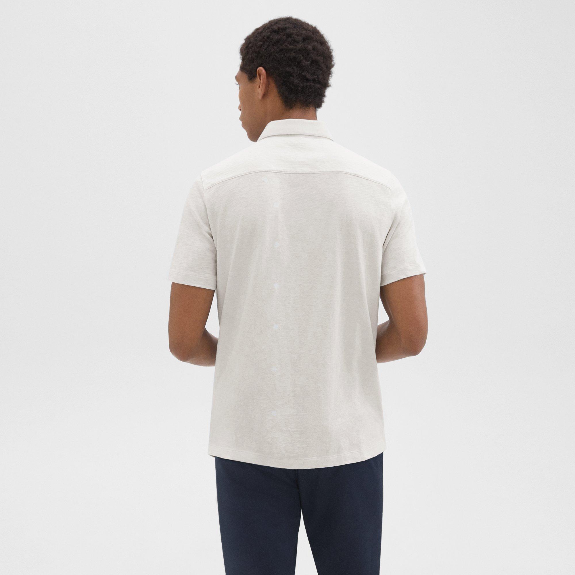 Noran Short-Sleeve Shirt in Slub Cotton