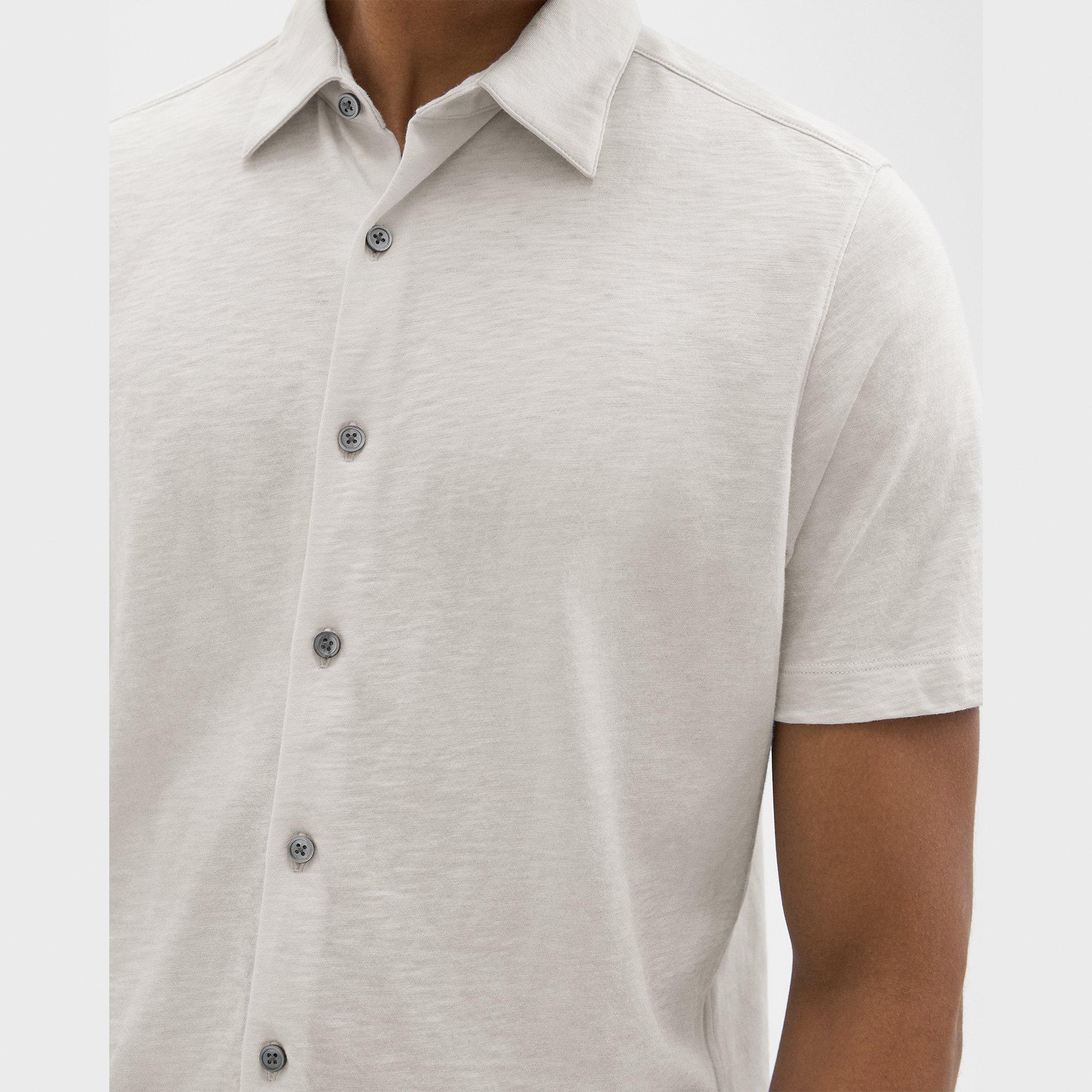 Noran Short-Sleeve Shirt in Slub Cotton