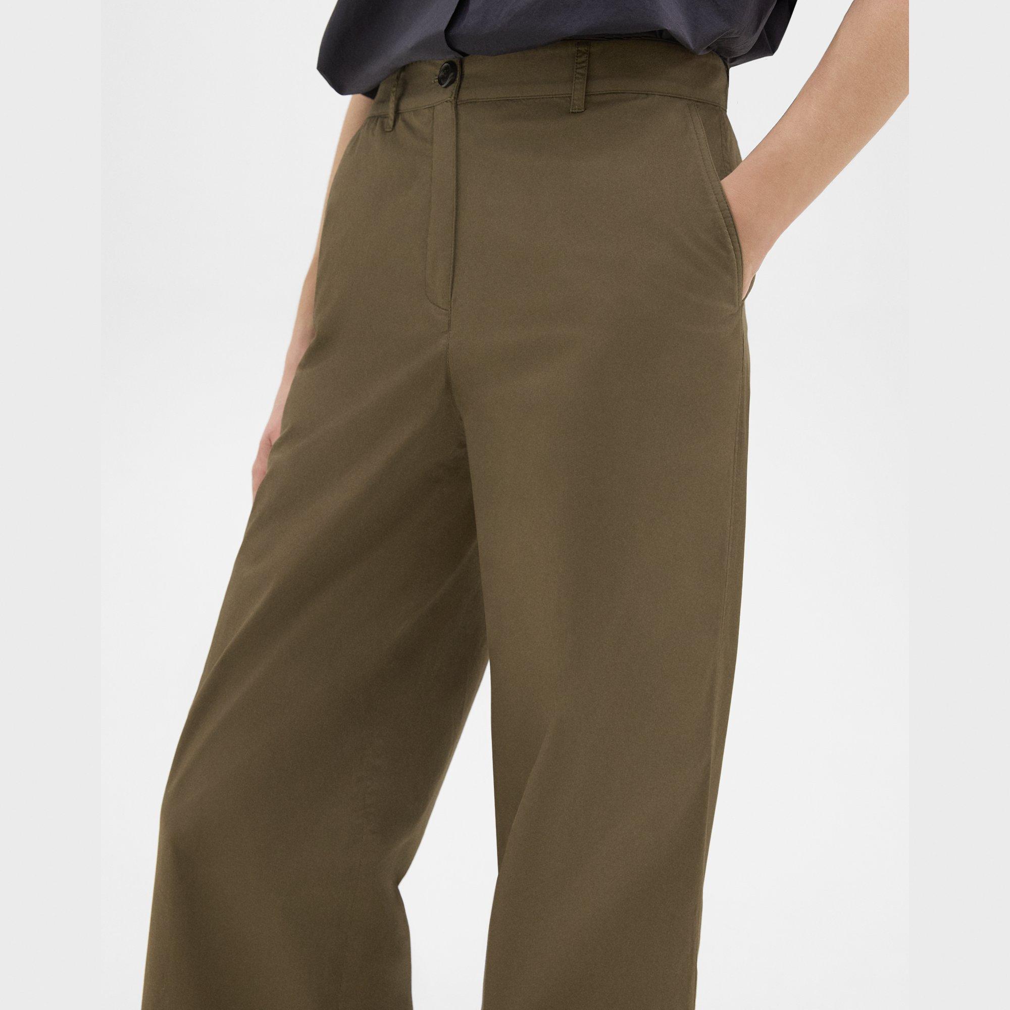 Straight-Leg Pant in Organic Cotton