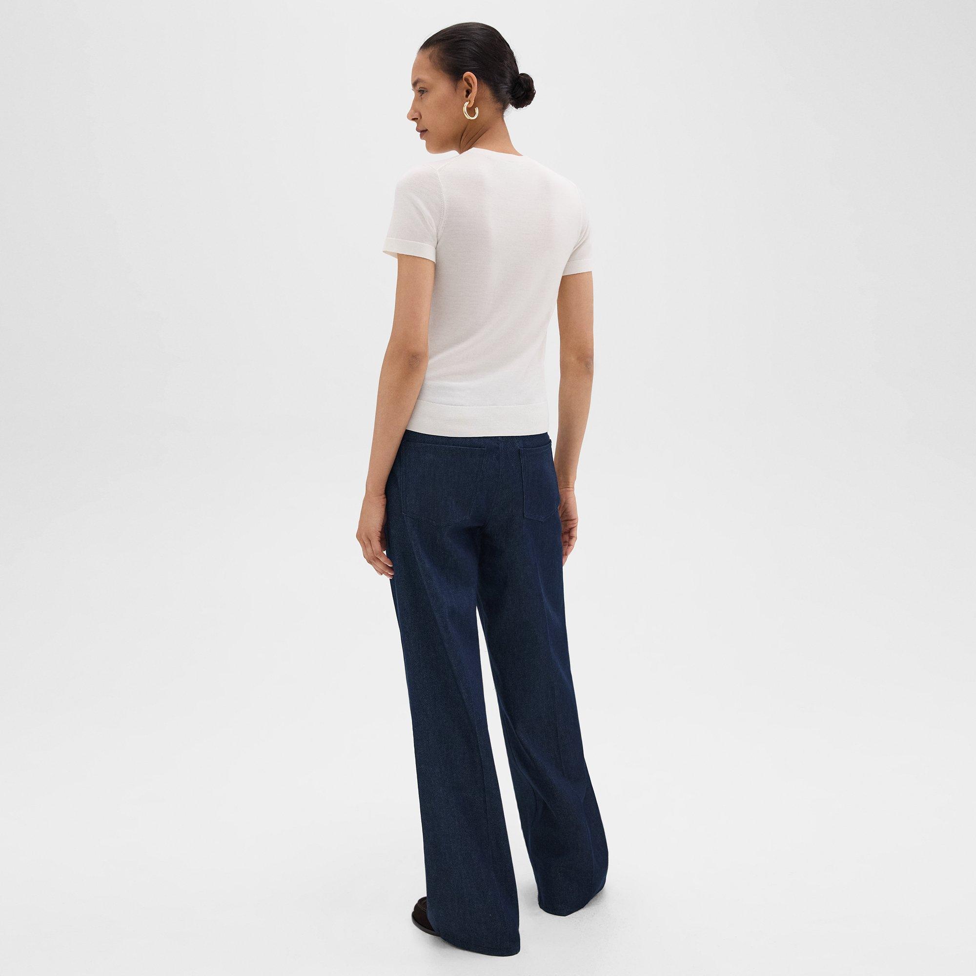 Straight-Leg 5-Pocket Pant in Denim