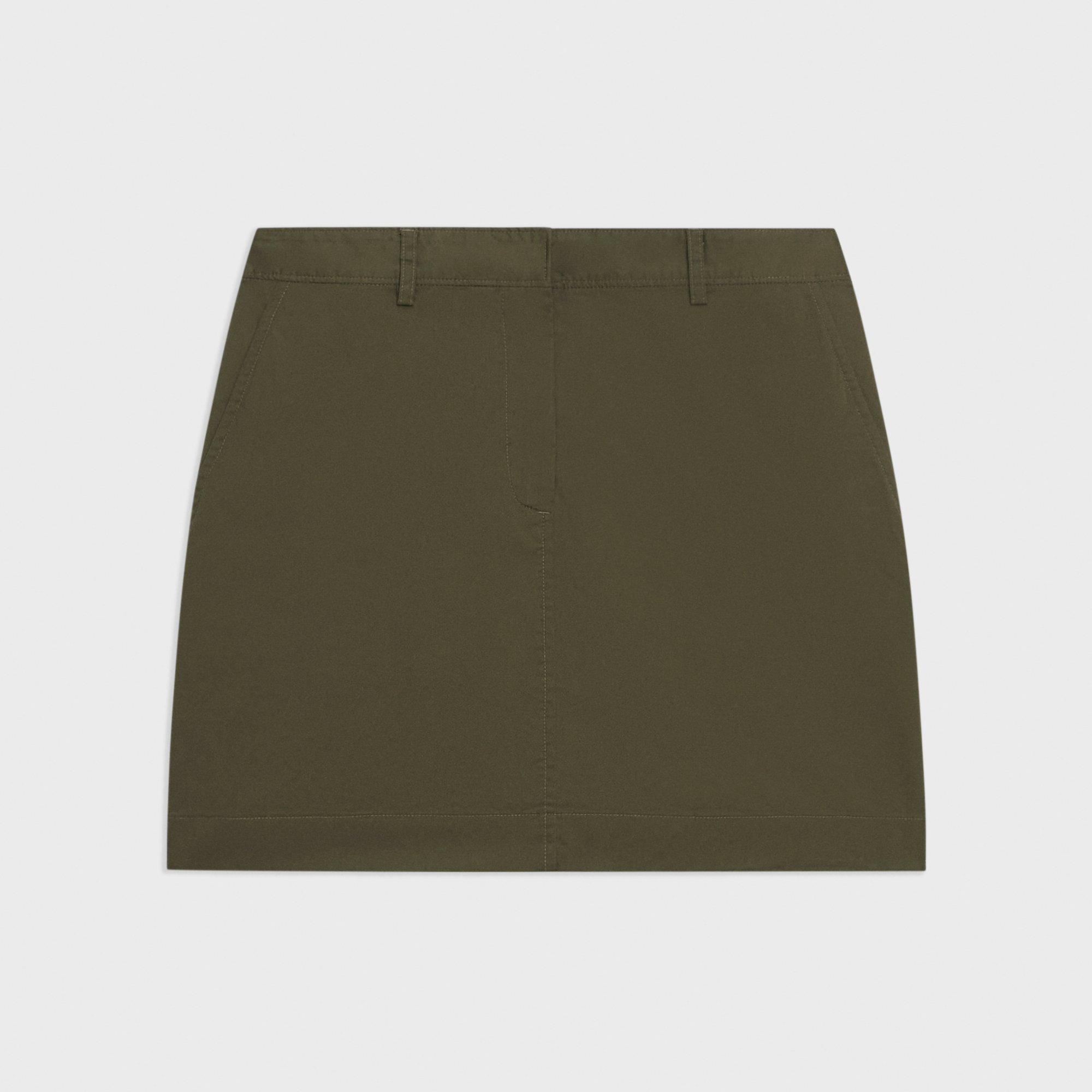 Mini Trouser Skirt in Organic Cotton