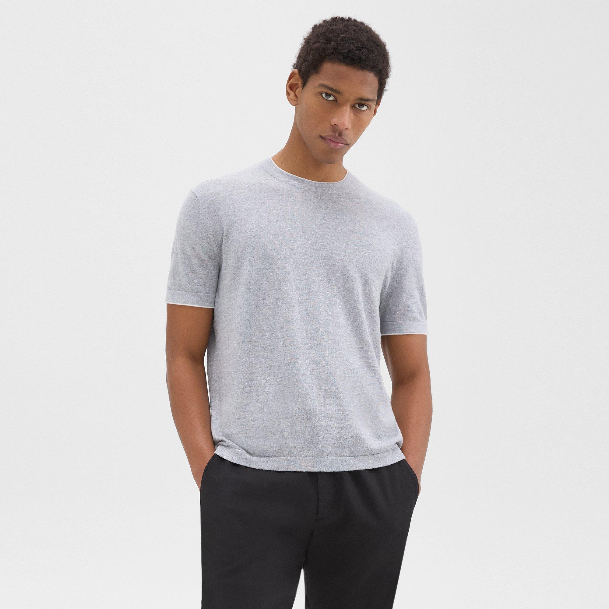 Cotton-Linen Sarior Tee | Theory