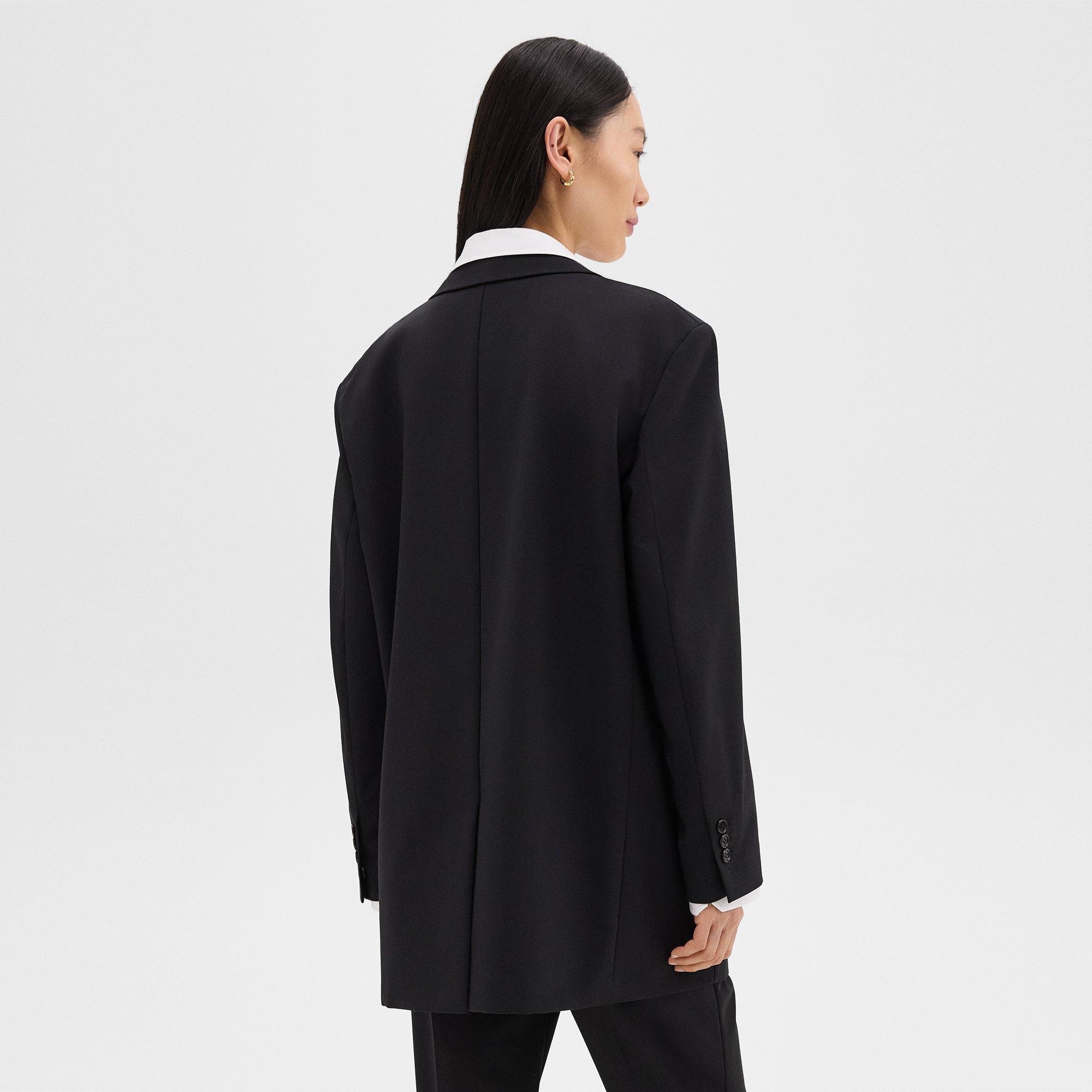 Oversized Blazer in Stretch Wool