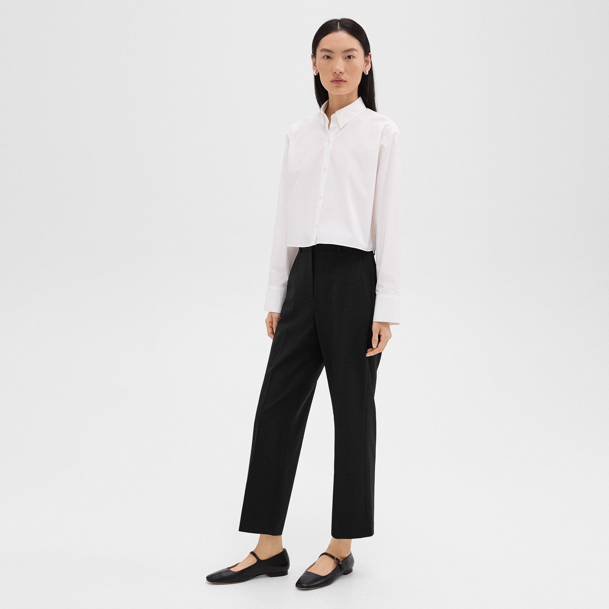 Cropped Shirt in Good Cotton