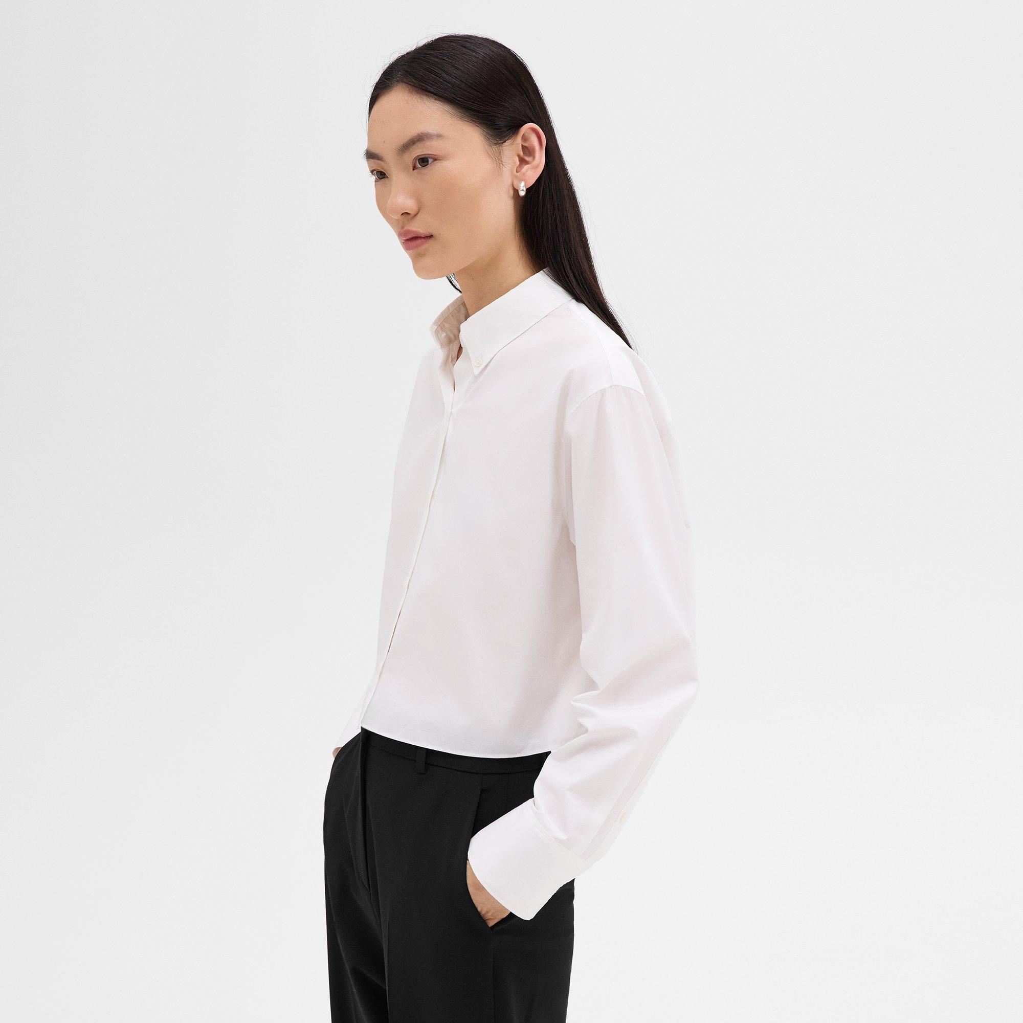 Cropped Shirt in Good Cotton