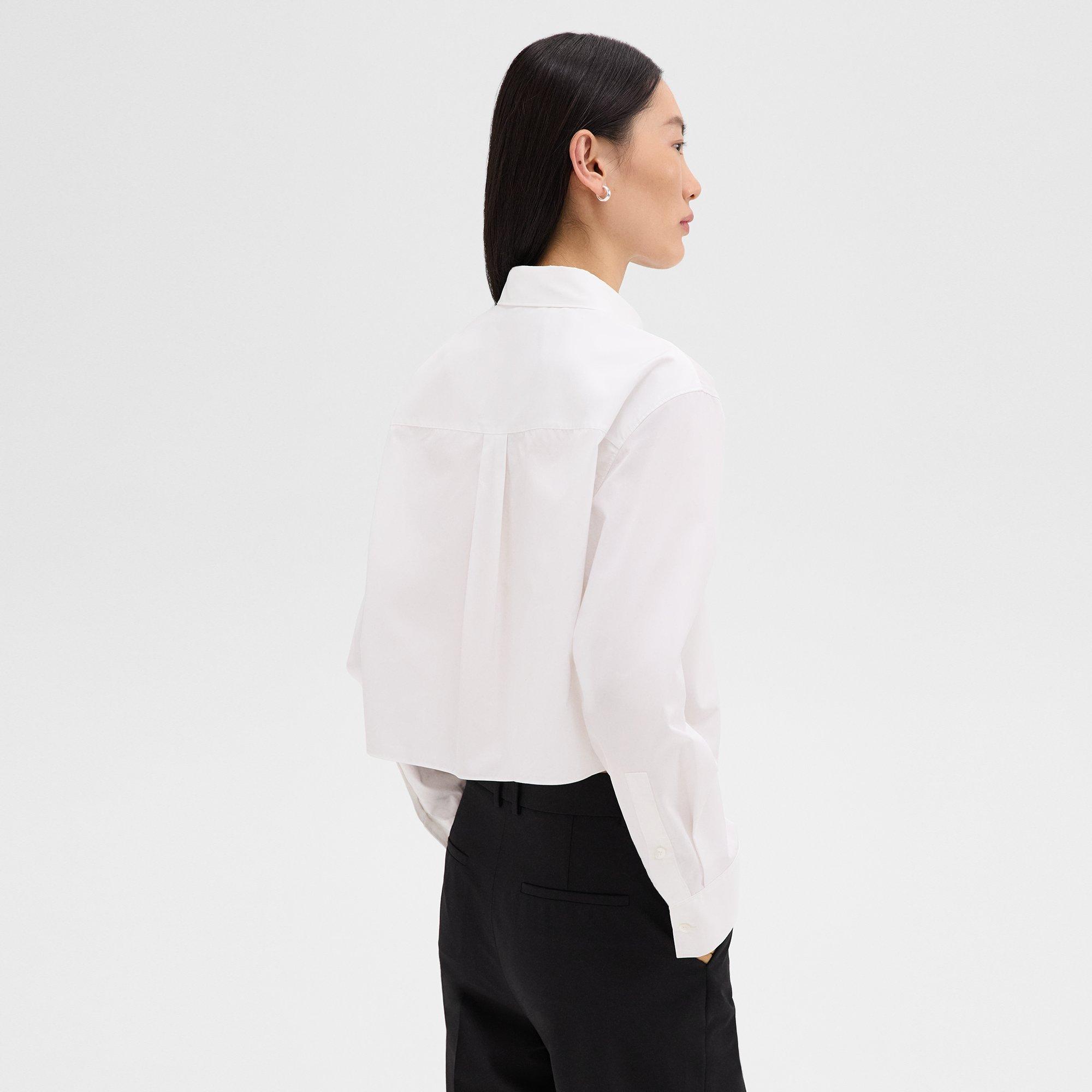 Cropped Shirt in Good Cotton