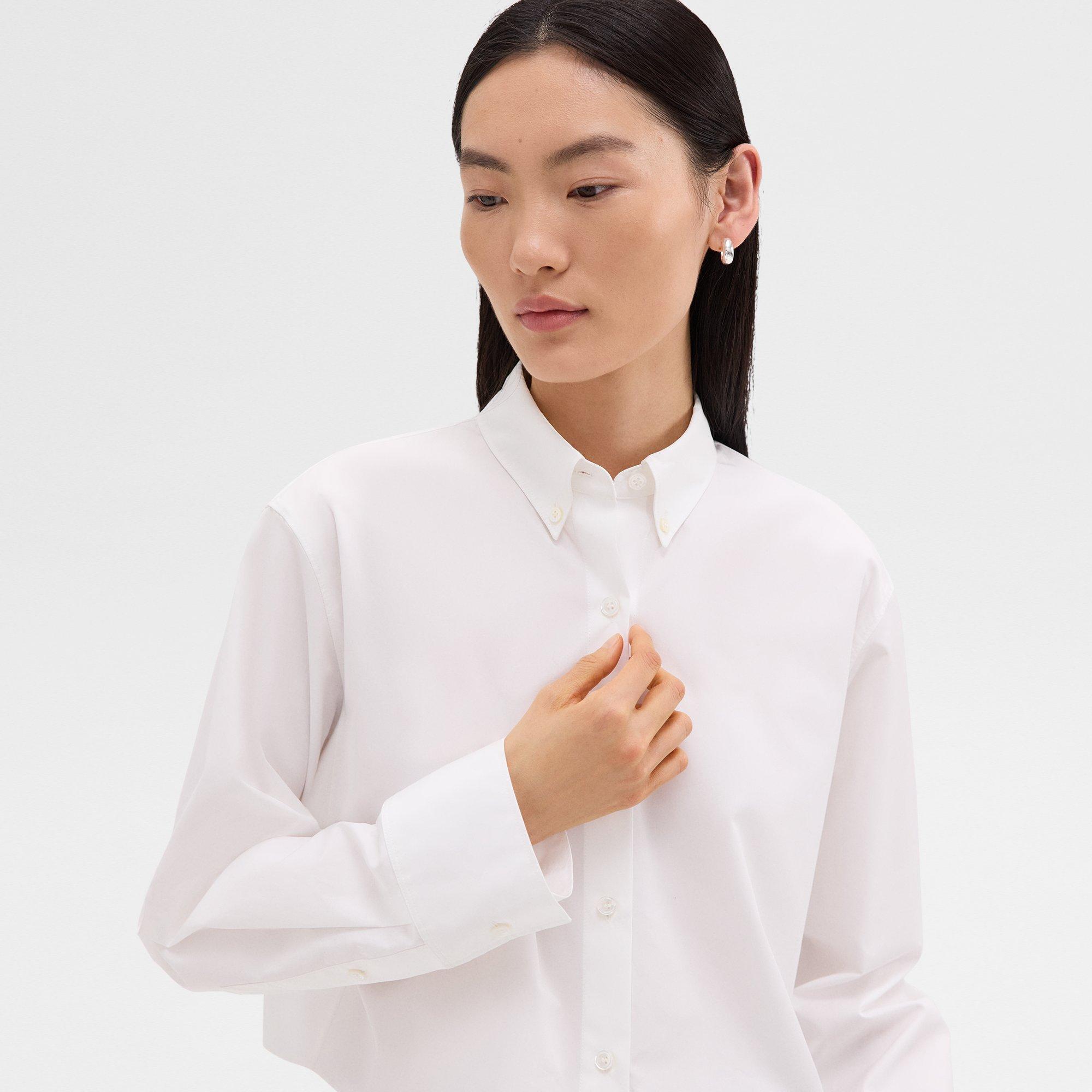 Cropped Shirt in Good Cotton